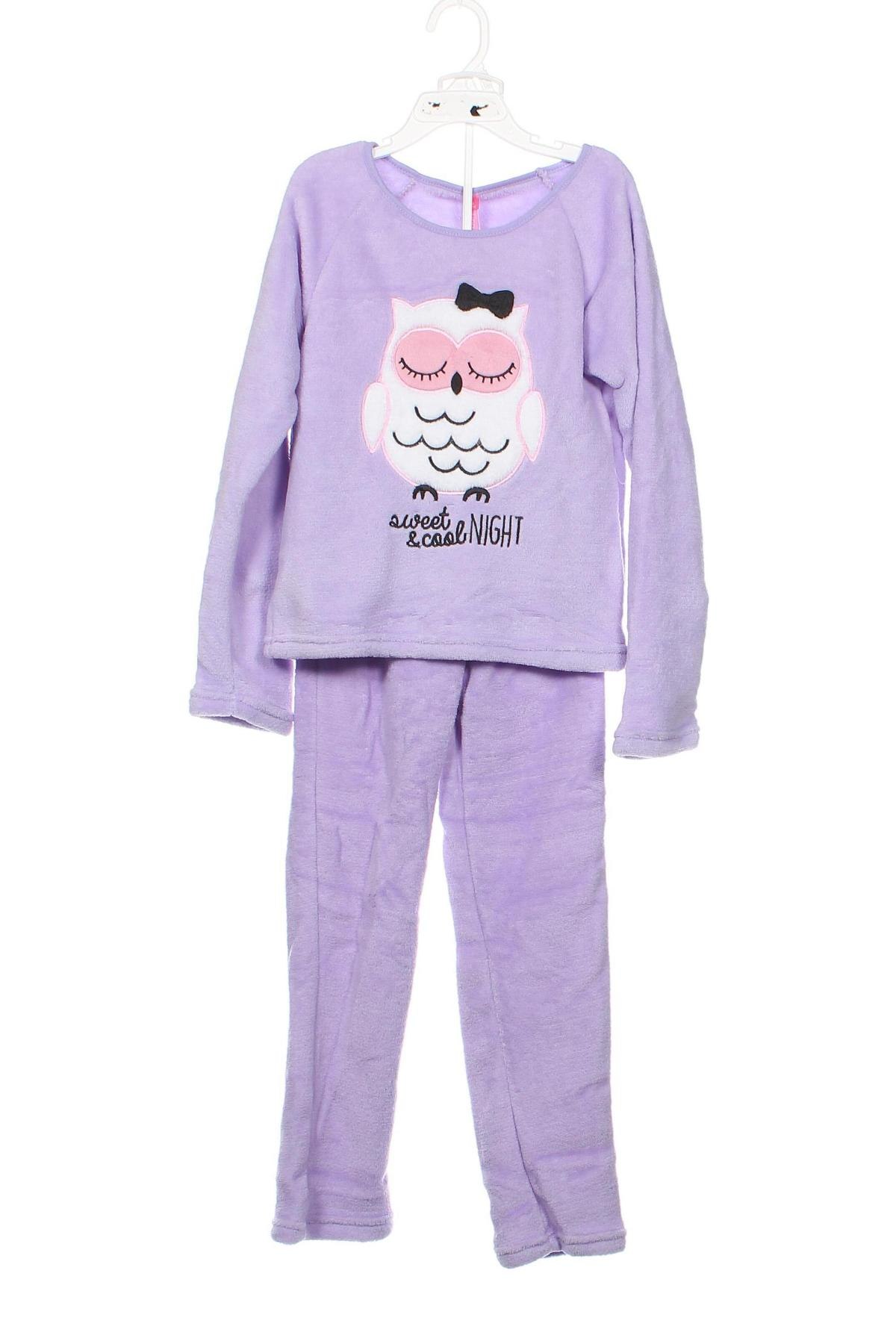 Детска пижама Lina Pink, Размер 6-7y/ 122-128 см, Цвят Лилав, Цена 33,32 лв.