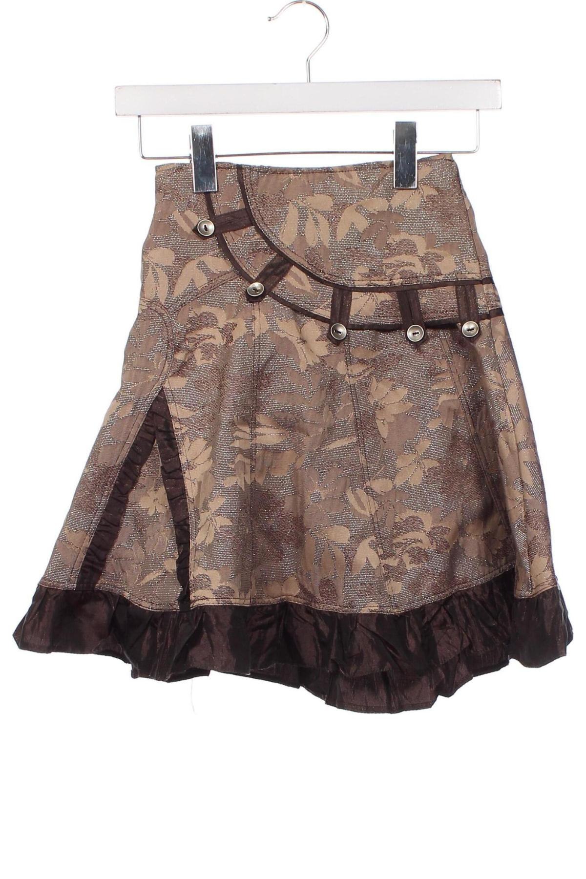 Παιδική φούστα, Μέγεθος 7-8y/ 128-134 εκ., Χρώμα Καφέ, Τιμή 3,32 €