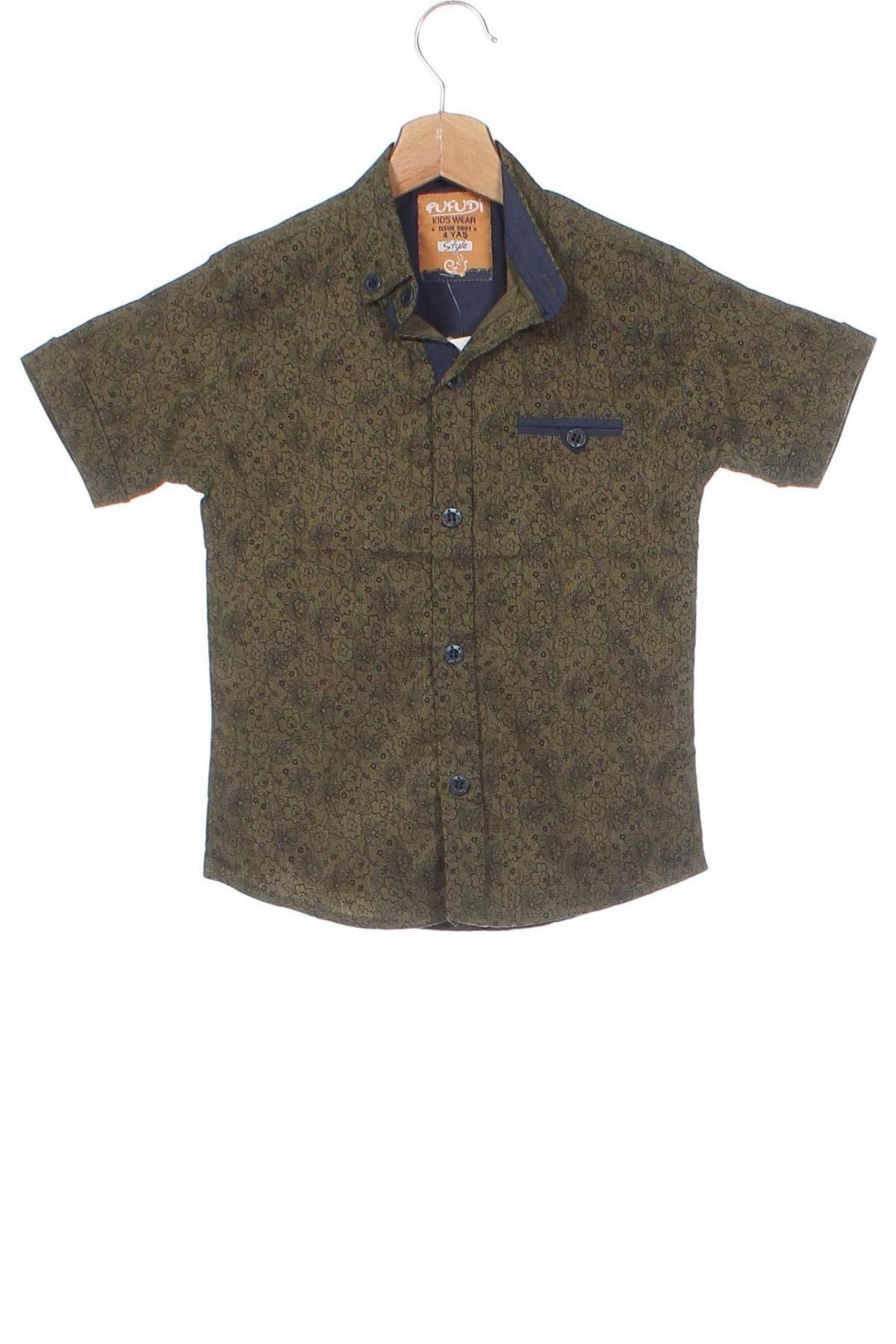 Παιδικό πουκάμισο, Μέγεθος 3-4y/ 104-110 εκ., Χρώμα Πράσινο, Τιμή 9,21 €