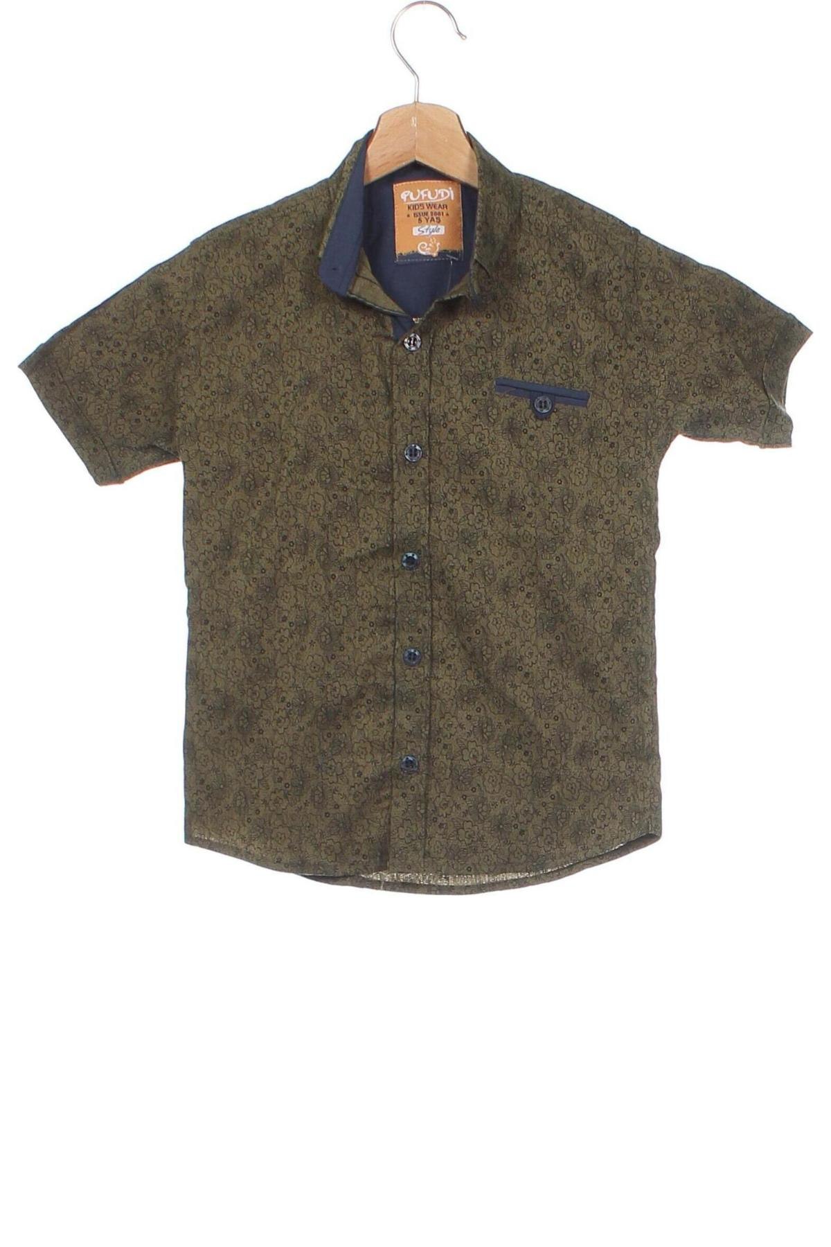 Παιδικό πουκάμισο, Μέγεθος 4-5y/ 110-116 εκ., Χρώμα Πράσινο, Τιμή 6,14 €