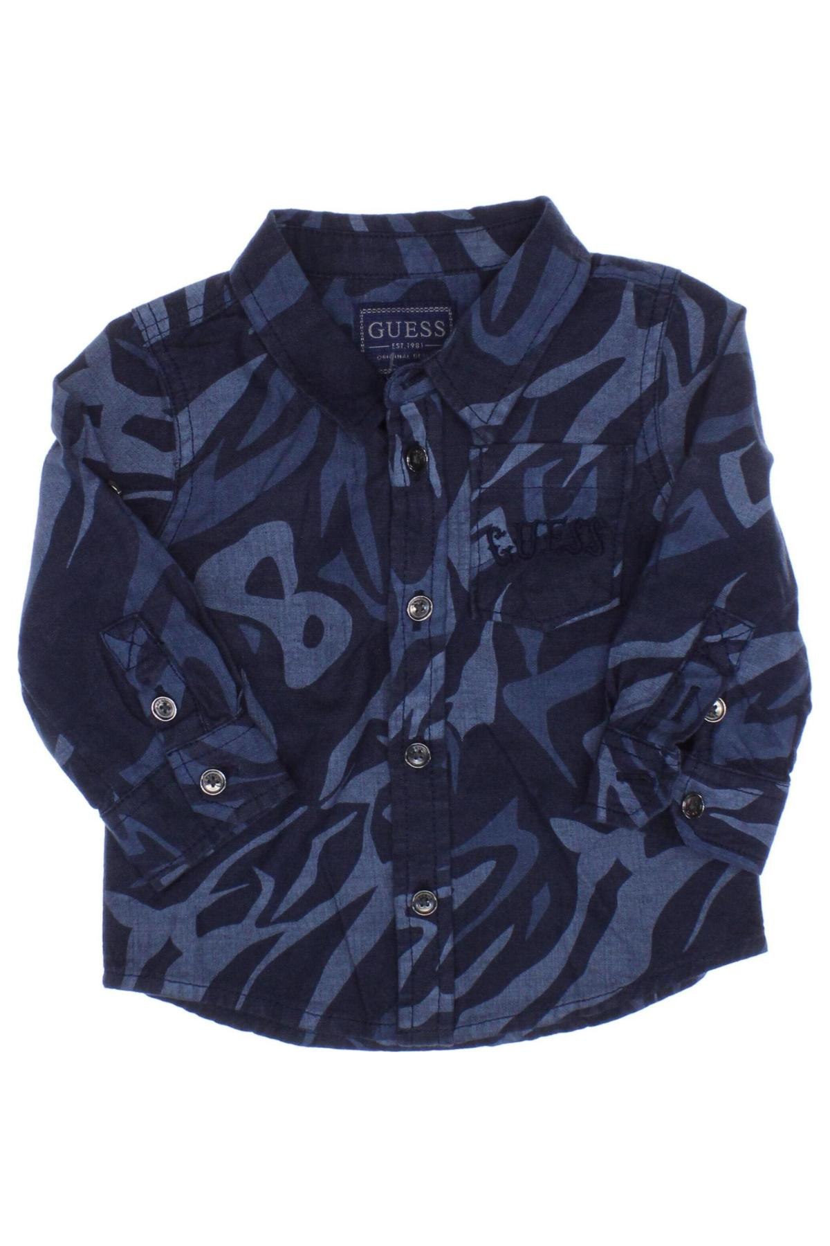 Παιδικό πουκάμισο Guess, Μέγεθος 3-6m/ 62-68 εκ., Χρώμα Μπλέ, Τιμή 12,27 €