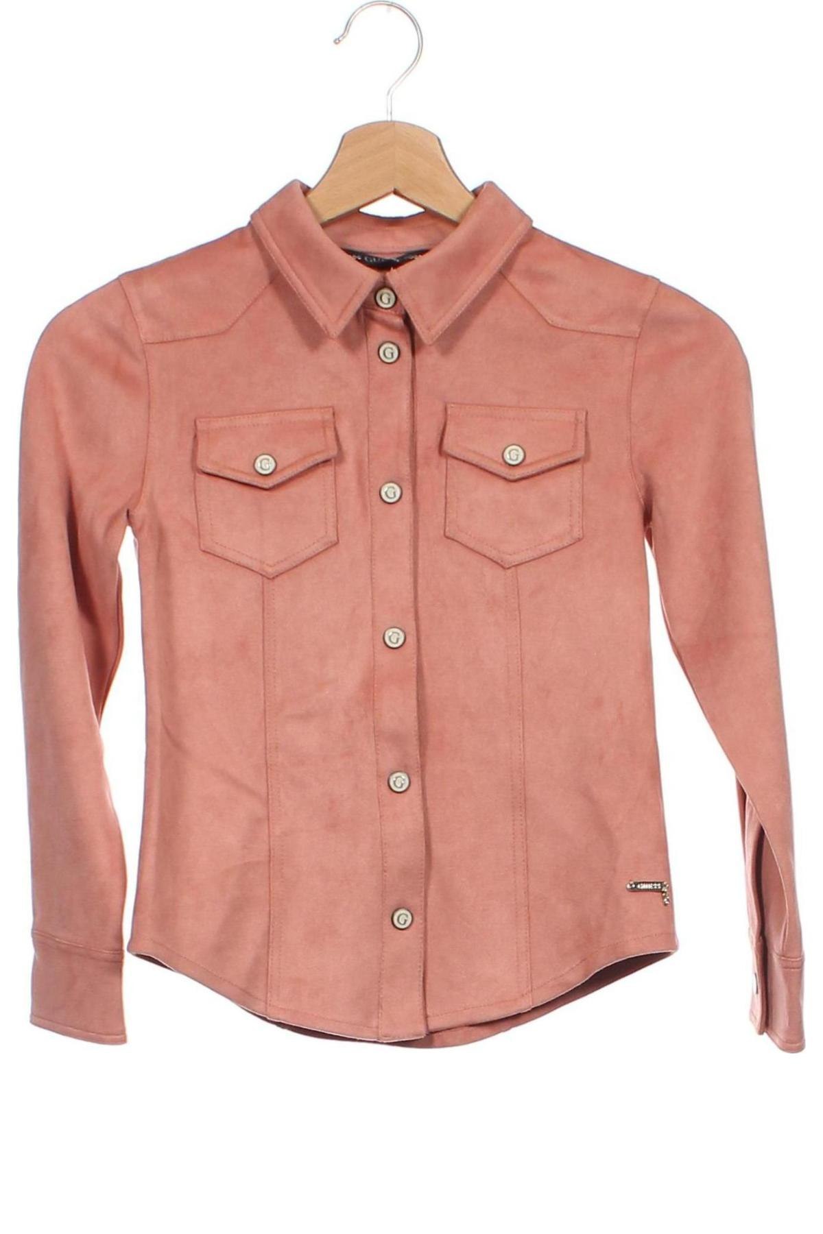 Παιδικό πουκάμισο Guess, Μέγεθος 7-8y/ 128-134 εκ., Χρώμα Ρόζ , Τιμή 18,93 €