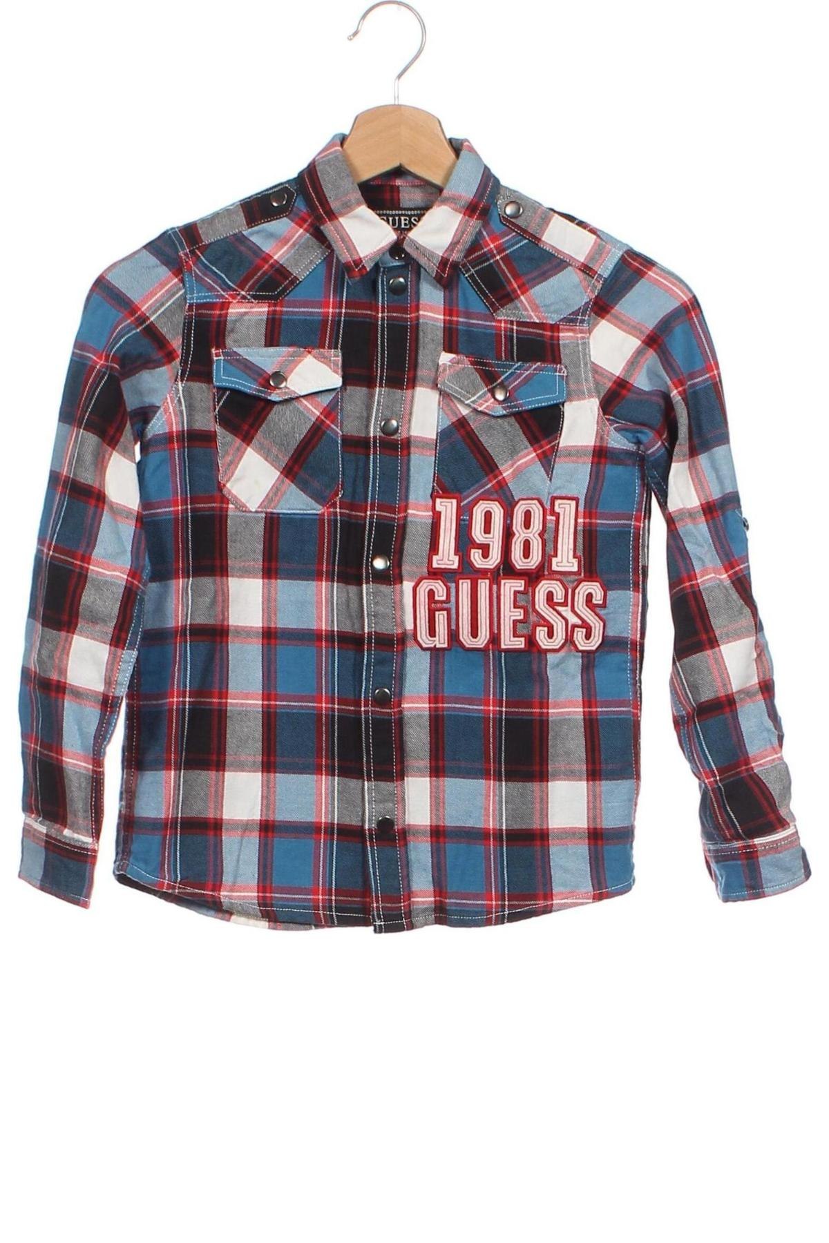 Παιδικό πουκάμισο Guess, Μέγεθος 7-8y/ 128-134 εκ., Χρώμα Πολύχρωμο, Τιμή 18,93 €