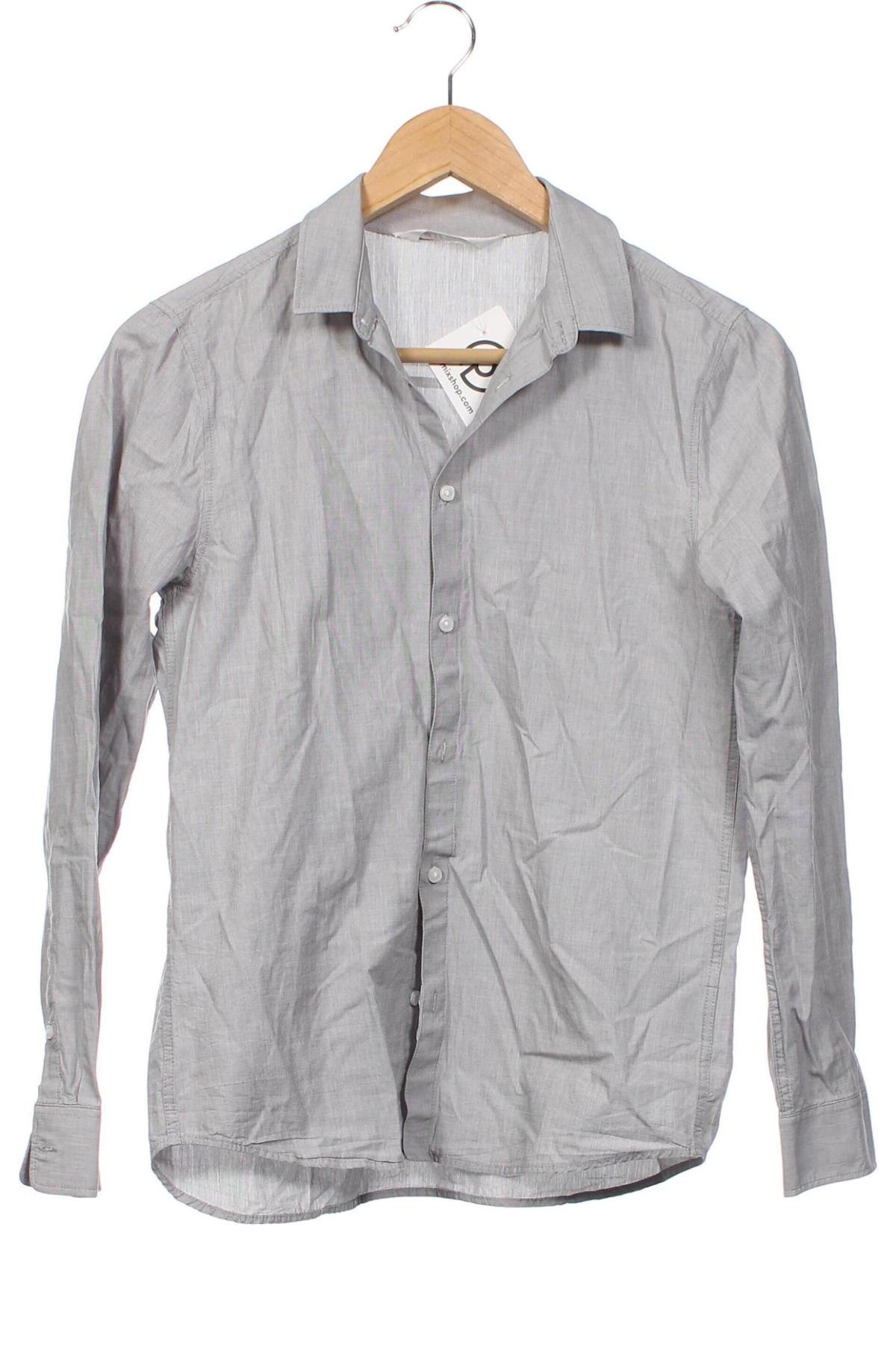 Παιδικό πουκάμισο H&M, Μέγεθος 13-14y/ 164-168 εκ., Χρώμα Γκρί, Τιμή 6,06 €