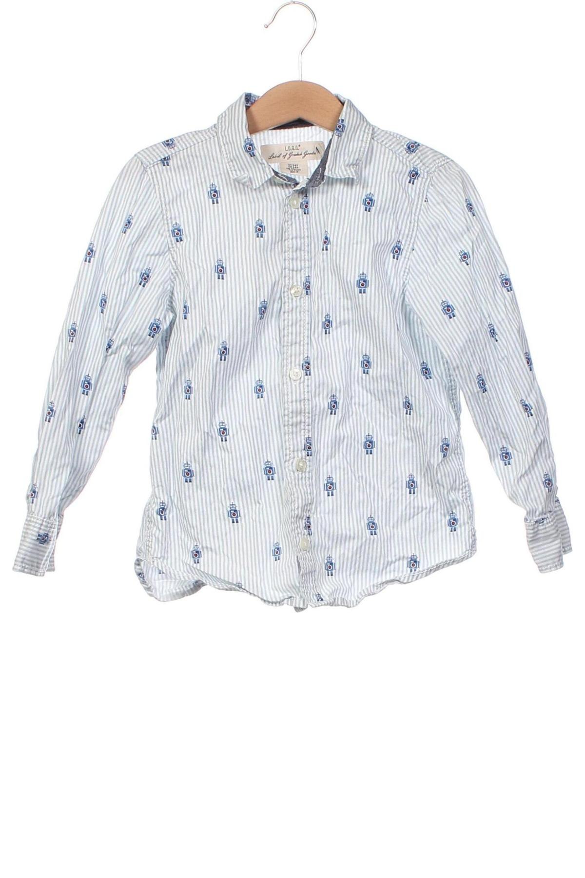 Dětská košile  H&M L.O.G.G., Velikost 5-6y/ 116-122 cm, Barva Modrá, Cena  152,00 Kč