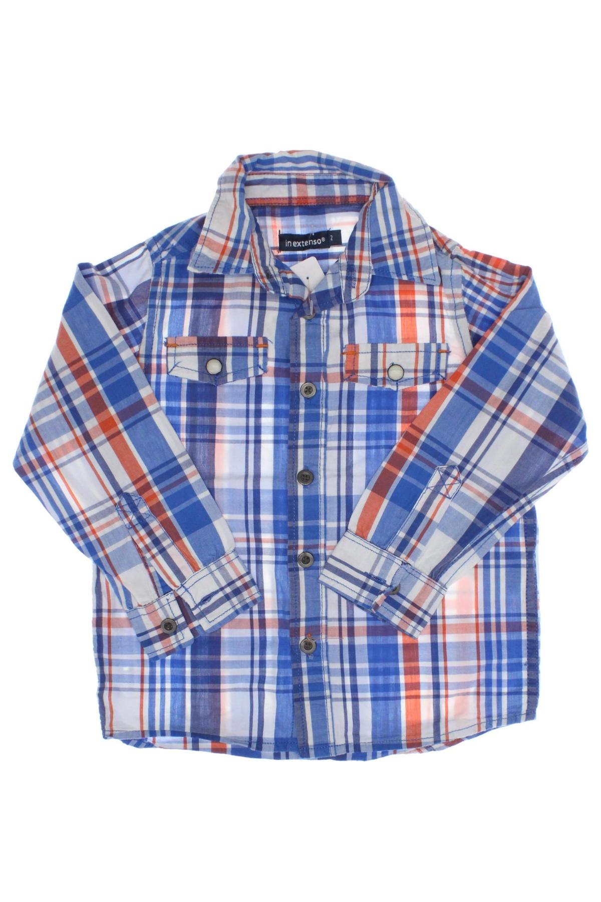 Παιδικό πουκάμισο In Extenso, Μέγεθος 18-24m/ 86-98 εκ., Χρώμα Μπλέ, Τιμή 3,32 €