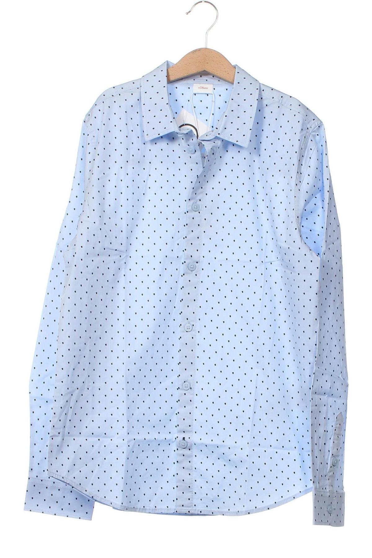 Dětská košile  S.Oliver, Velikost 12-13y/ 158-164 cm, Barva Modrá, Cena  739,00 Kč