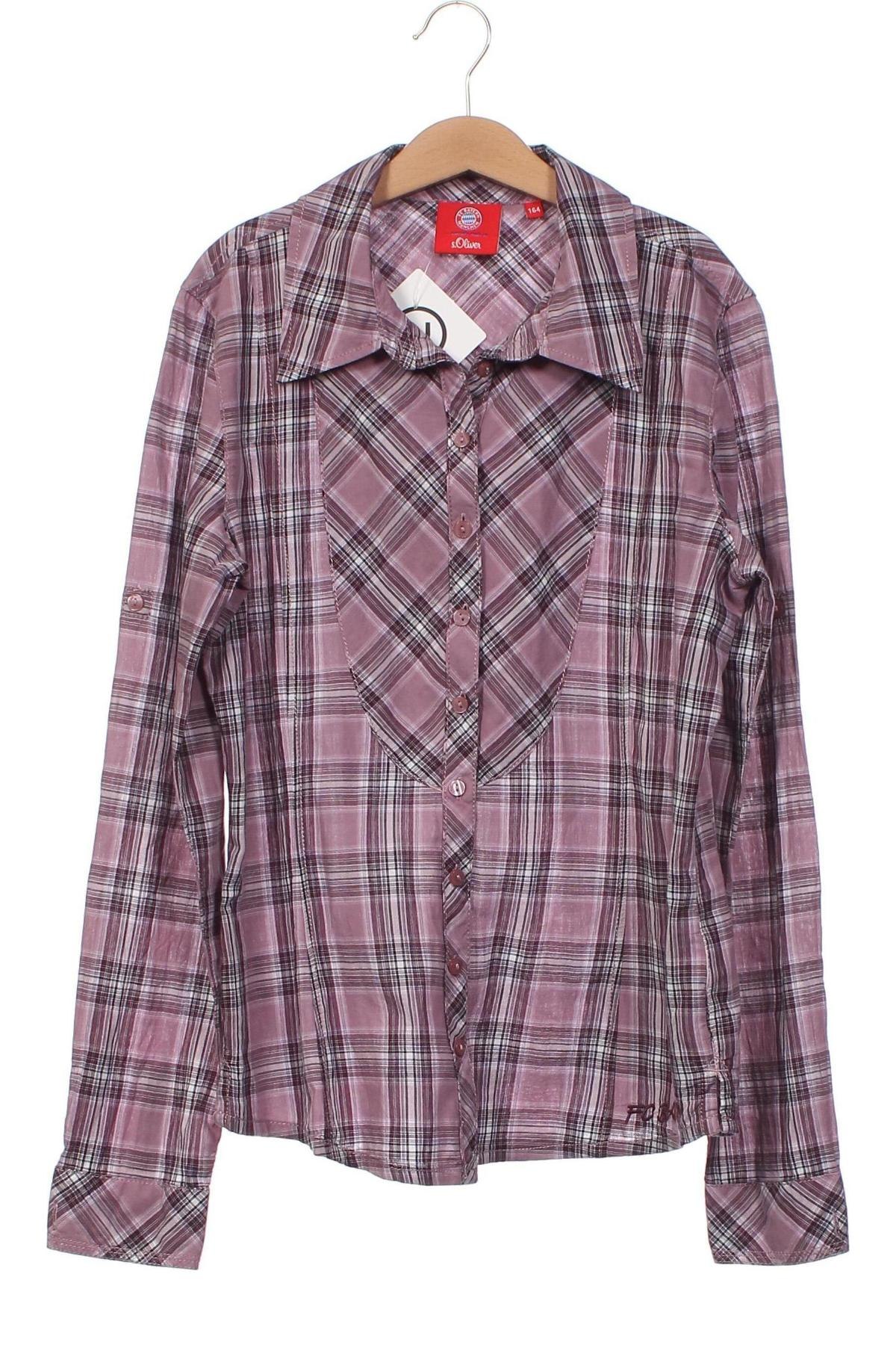 Παιδικό πουκάμισο S.Oliver, Μέγεθος 12-13y/ 158-164 εκ., Χρώμα Πολύχρωμο, Τιμή 5,29 €