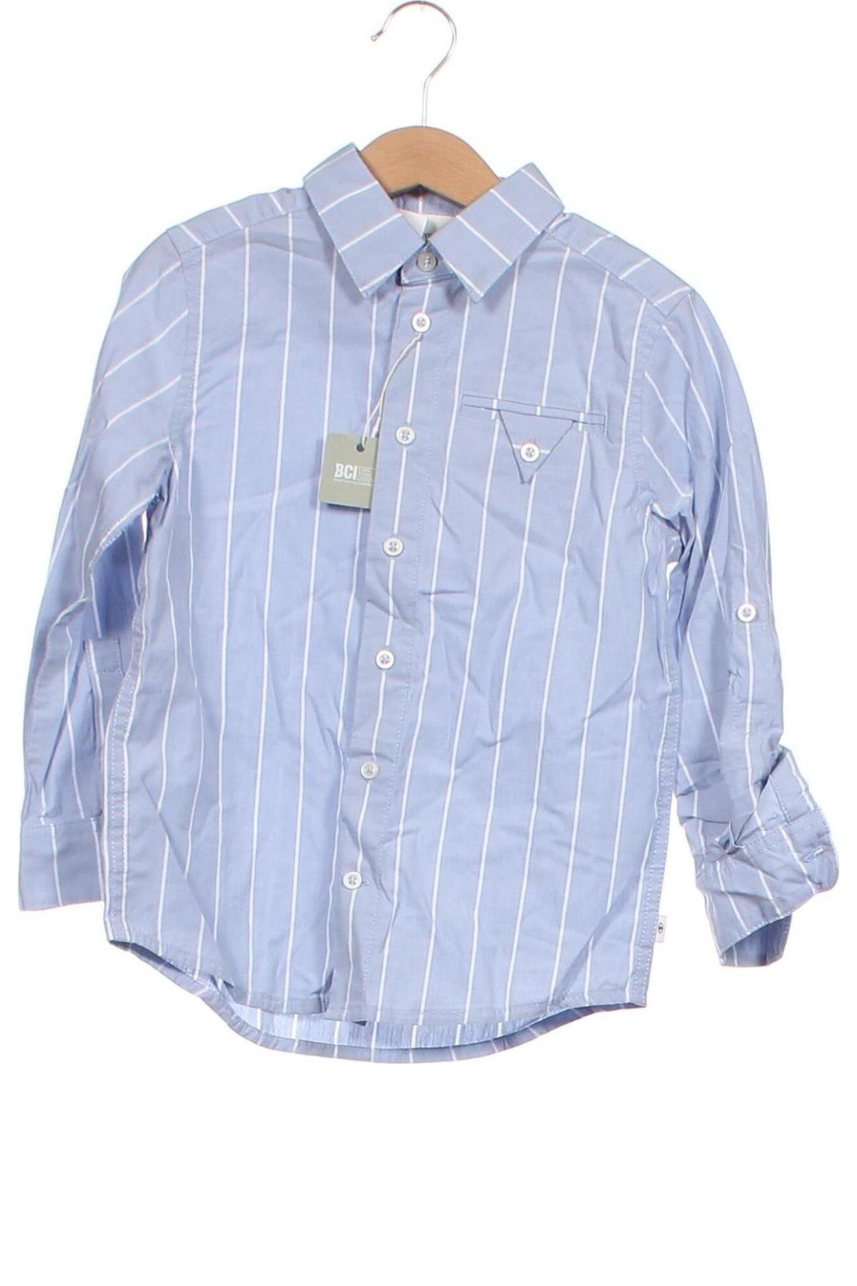 Детска риза Tom Tailor, Размер 3-4y/ 104-110 см, Цвят Син, Цена 51,00 лв.