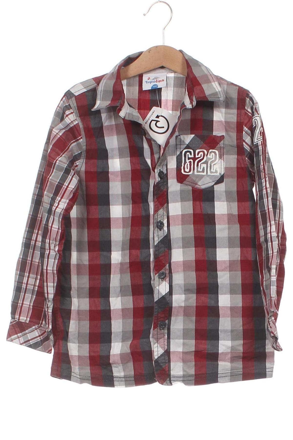 Παιδικό πουκάμισο Topolino, Μέγεθος 6-7y/ 122-128 εκ., Χρώμα Πολύχρωμο, Τιμή 7,21 €