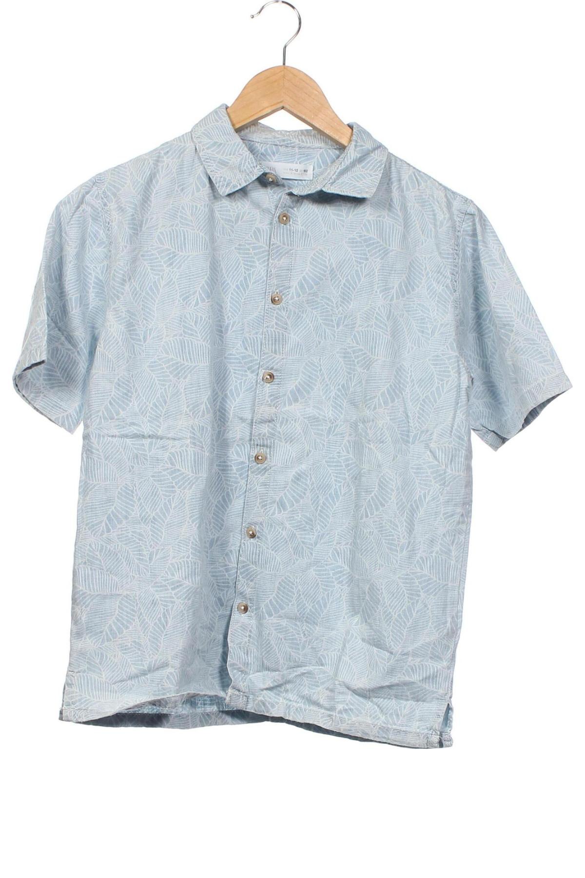 Dětská košile  Zara, Velikost 11-12y/ 152-158 cm, Barva Modrá, Cena  177,00 Kč