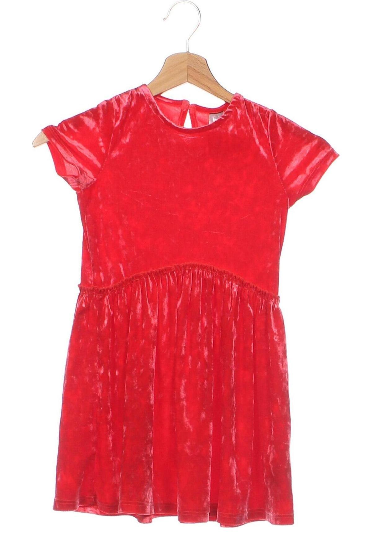 Kinderkleid, Größe 4-5y/ 110-116 cm, Farbe Rot, Preis 6,39 €