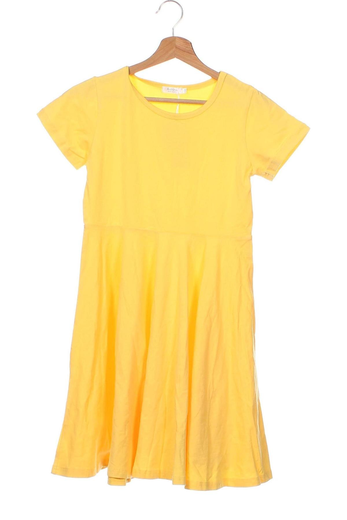 Kinderkleid, Größe 10-11y/ 146-152 cm, Farbe Gelb, Preis 9,94 €