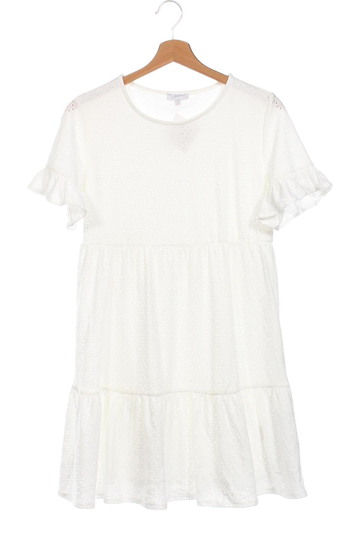 Kinderkleid, Größe 14-15y/ 168-170 cm, Farbe Weiß, Preis € 6,62