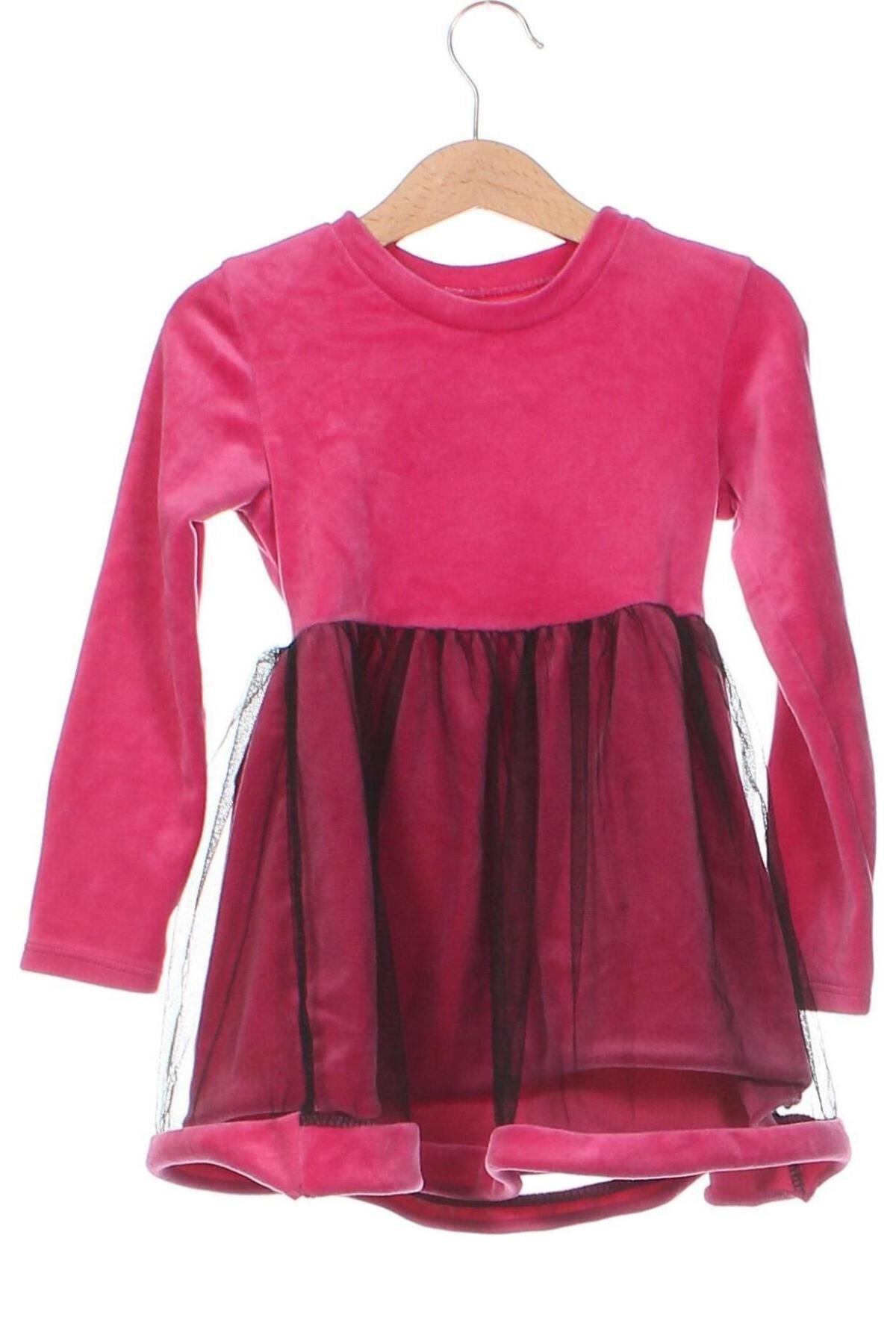 Dětské šaty , Velikost 2-3y/ 98-104 cm, Barva Růžová, Cena  137,00 Kč
