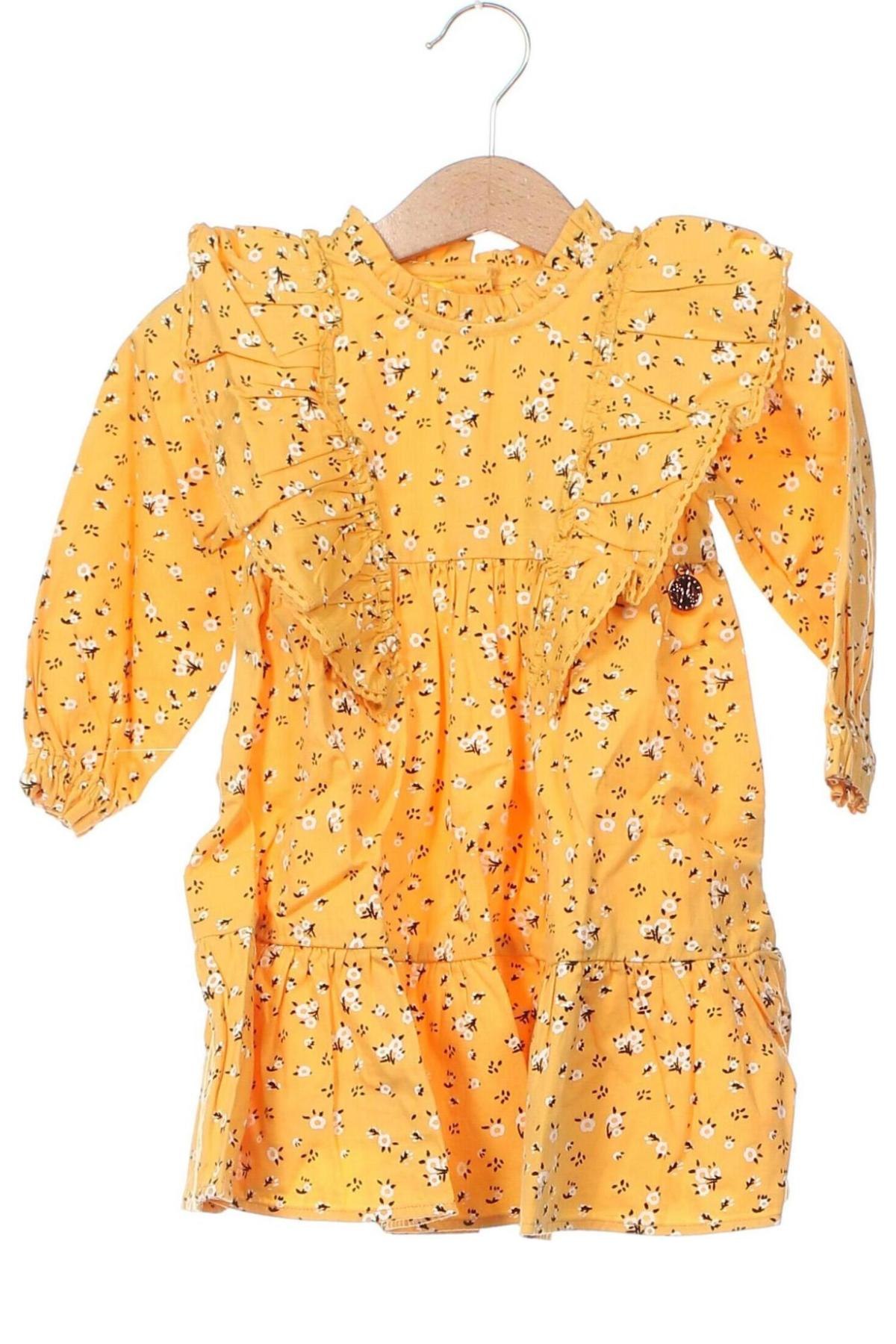 Детска рокля Angel & Rocket, Размер 9-12m/ 74-80 см, Цвят Жълт, Цена 14,85 лв.