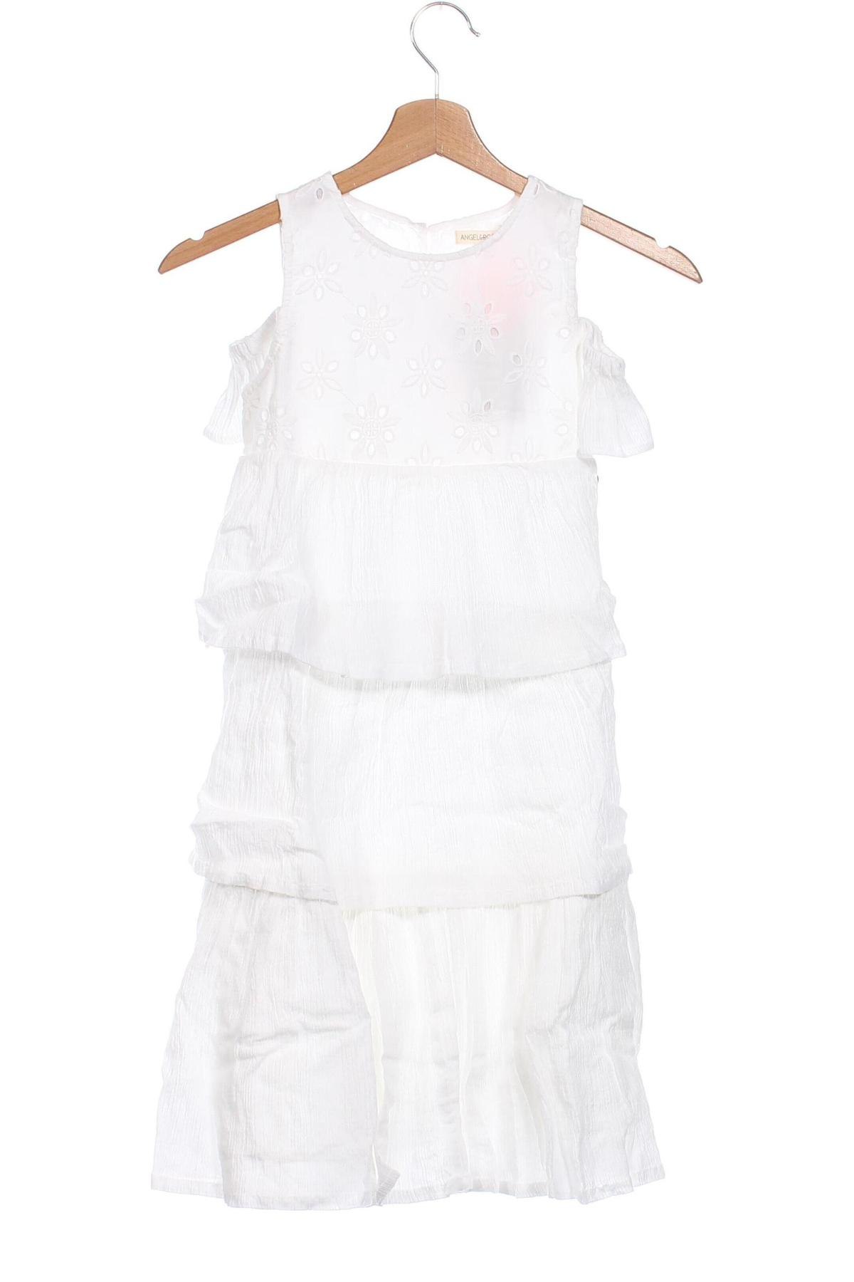 Детска рокля Angel & Rocket, Размер 4-5y/ 110-116 см, Цвят Бял, Цена 30,69 лв.