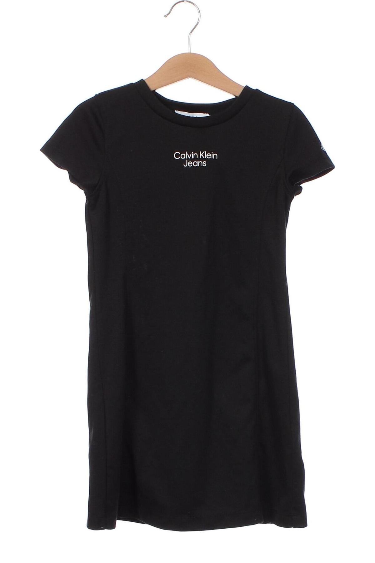 Rochie pentru copii Calvin Klein Jeans, Mărime 5-6y/ 116-122 cm, Culoare Negru, Preț 133,00 Lei