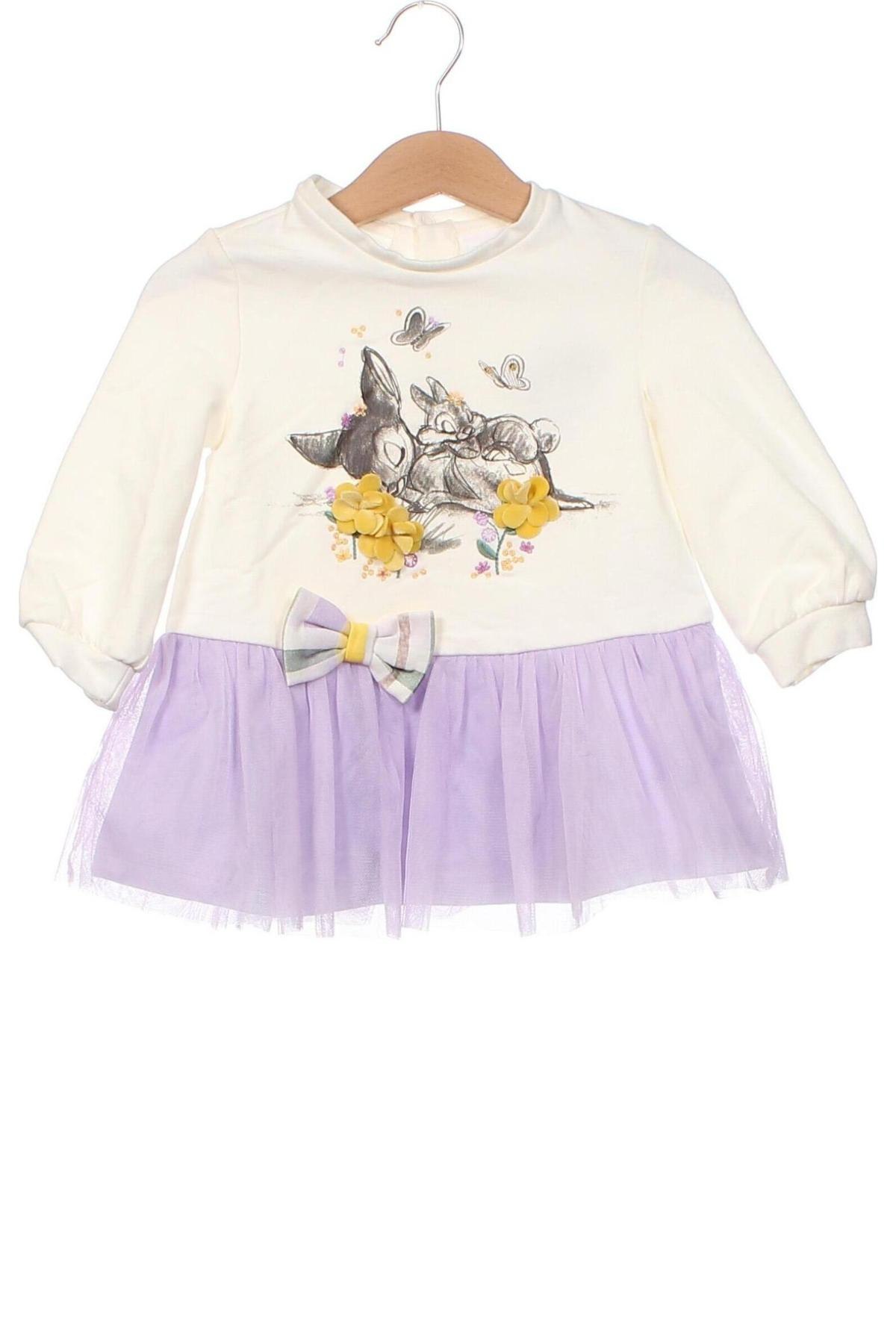 Детска рокля Disney, Размер 6-9m/ 68-74 см, Цвят Бял, Цена 18,90 лв.