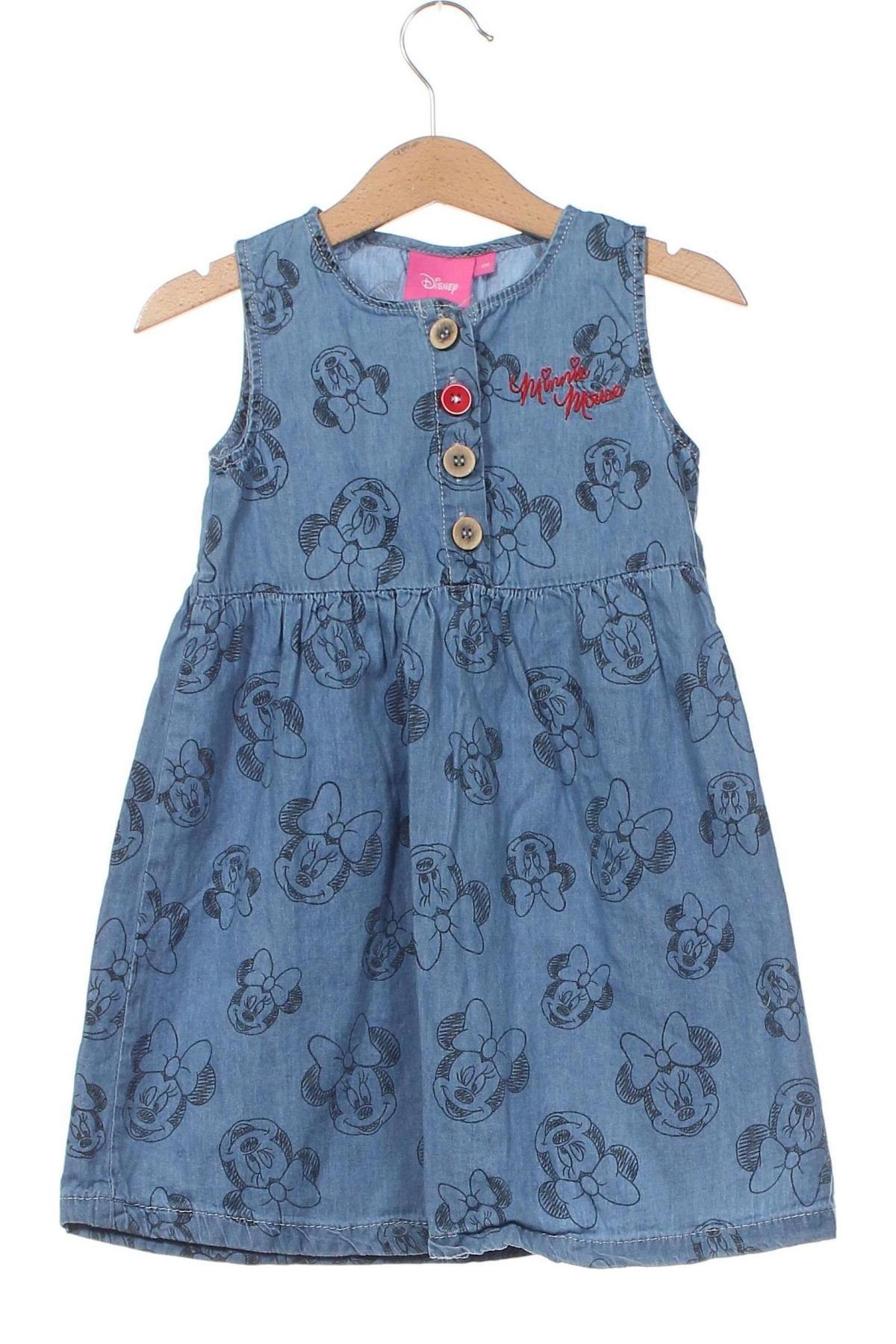 Детска рокля Disney, Размер 3-4y/ 104-110 см, Цвят Син, Цена 36,00 лв.