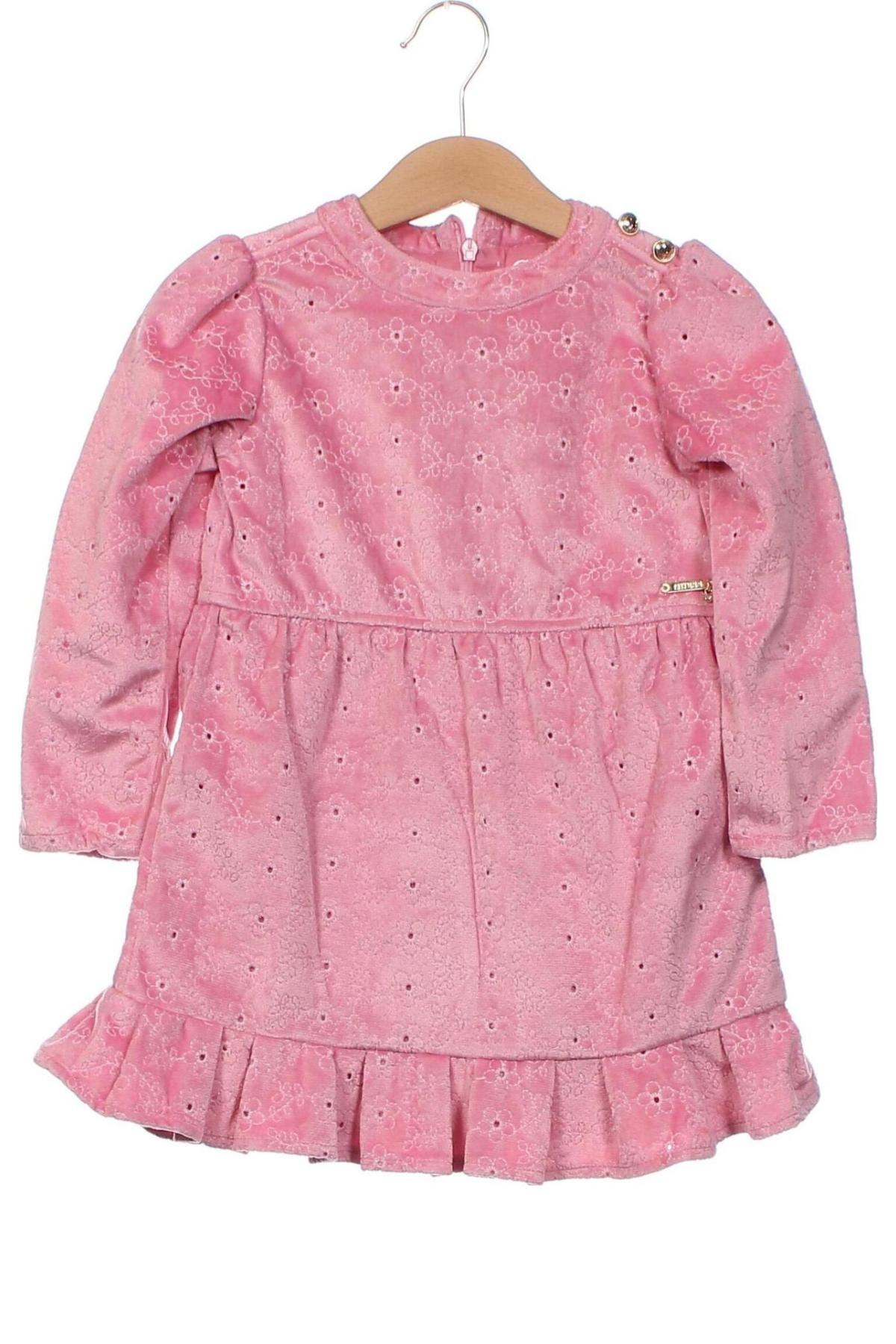 Kinderkleid Guess, Größe 2-3y/ 98-104 cm, Farbe Rosa, Preis 71,65 €