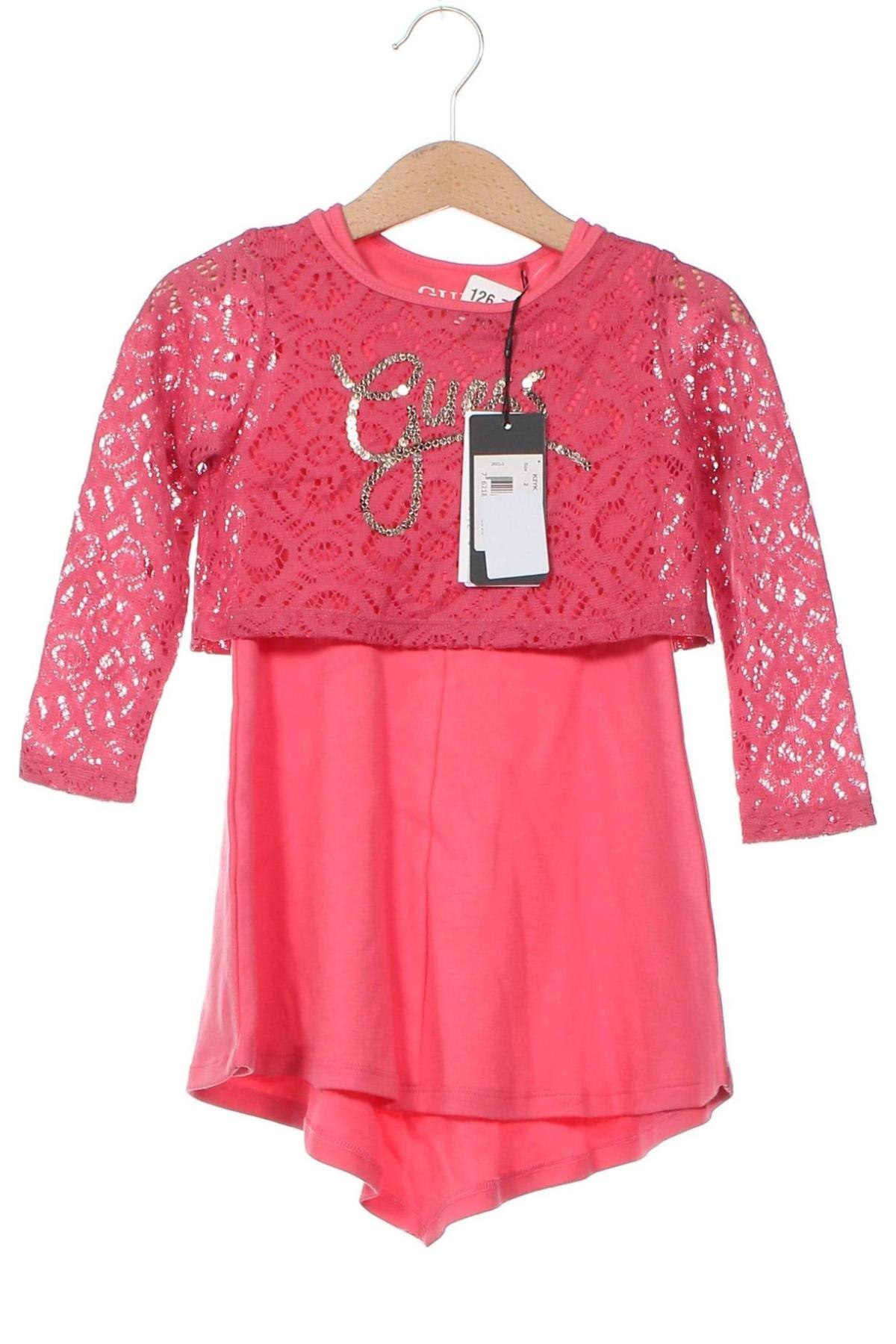 Detské šaty  Guess, Veľkosť 2-3y/ 98-104 cm, Farba Ružová, Cena  62,21 €