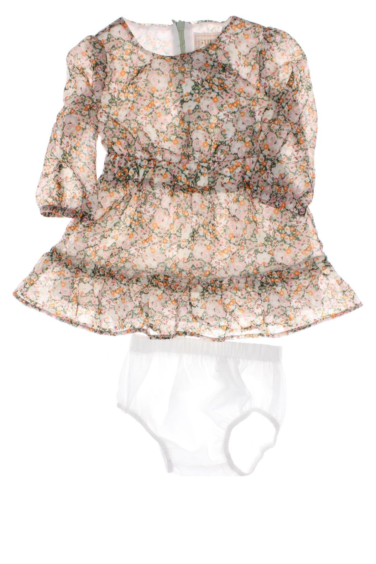 Παιδικό φόρεμα Guess, Μέγεθος 3-6m/ 62-68 εκ., Χρώμα Πολύχρωμο, Τιμή 31,28 €