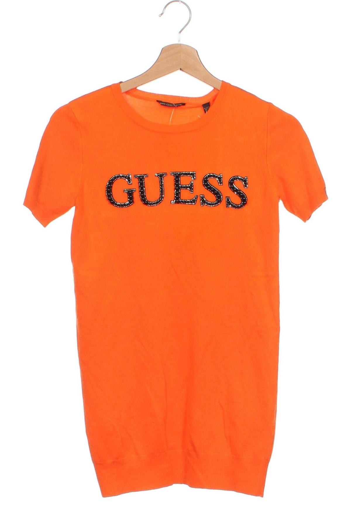 Kinderkleid Guess, Größe 7-8y/ 128-134 cm, Farbe Orange, Preis € 38,83