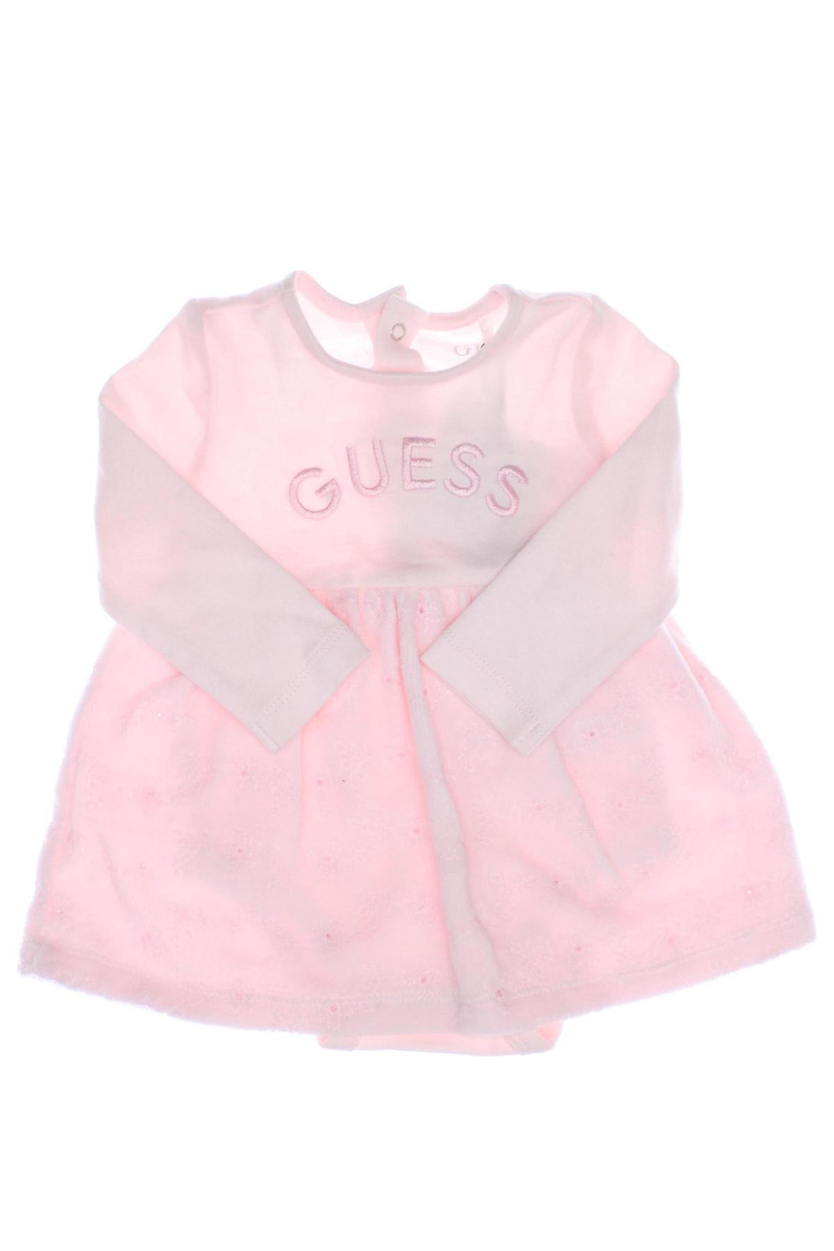 Παιδικό φόρεμα Guess, Μέγεθος 2-3m/ 56-62 εκ., Χρώμα Ρόζ , Τιμή 44,50 €