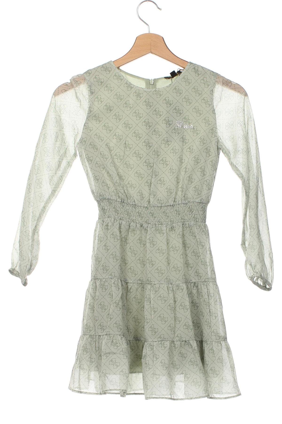 Dětské šaty  Guess, Velikost 7-8y/ 128-134 cm, Barva Zelená, Cena  1 749,00 Kč