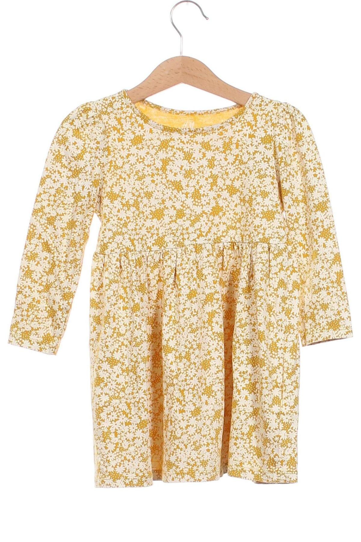 Detské šaty  H&M, Veľkosť 2-3y/ 98-104 cm, Farba Žltá, Cena  4,05 €