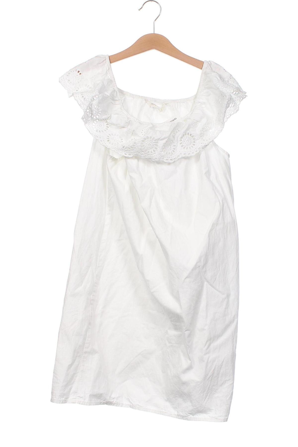 Детска рокля H&M, Размер 12-13y/ 158-164 см, Цвят Бял, Цена 20,89 лв.