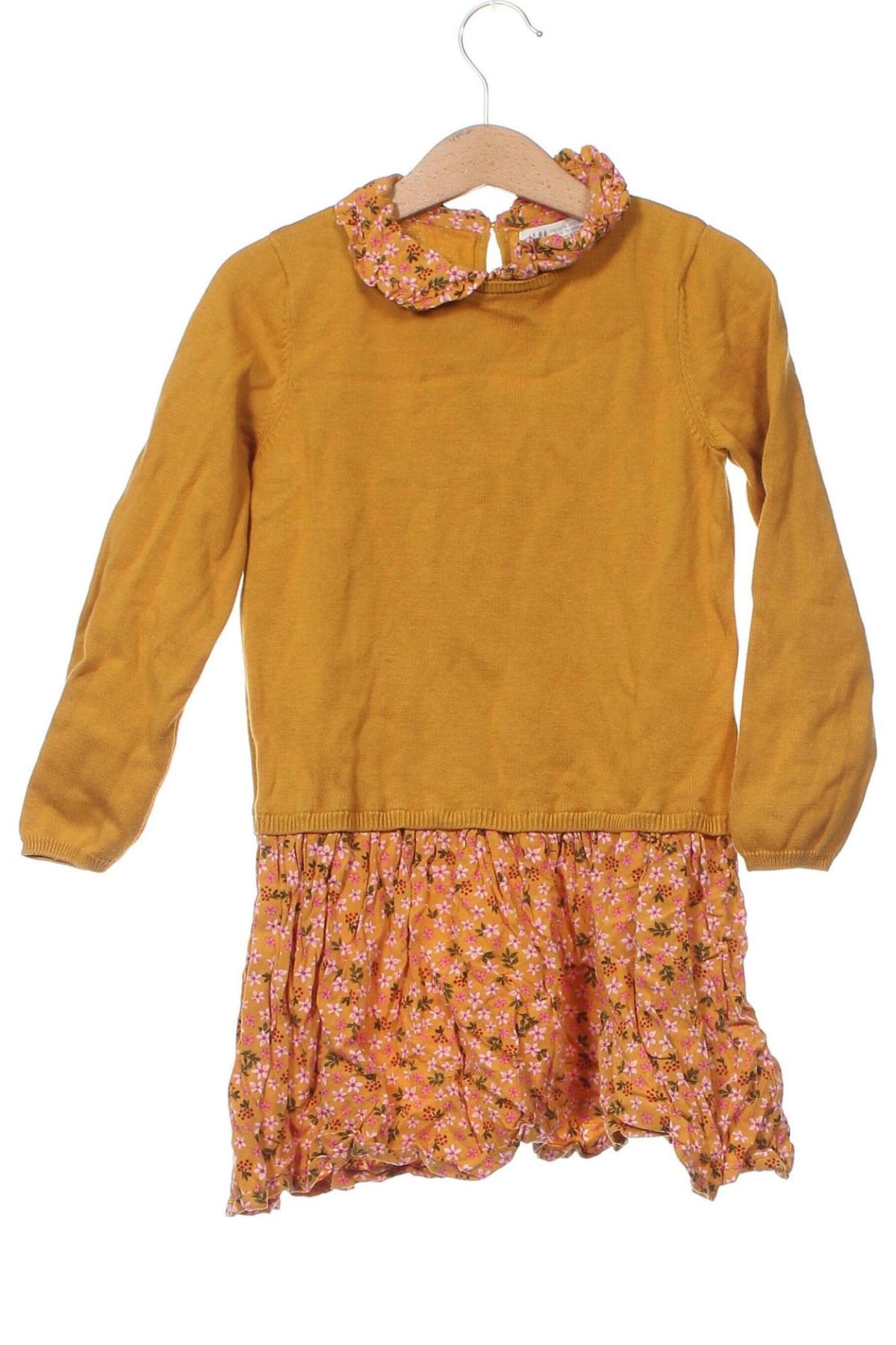 Dziecięca sukienka H&M, Rozmiar 4-5y/ 110-116 cm, Kolor Żółty, Cena 31,03 zł