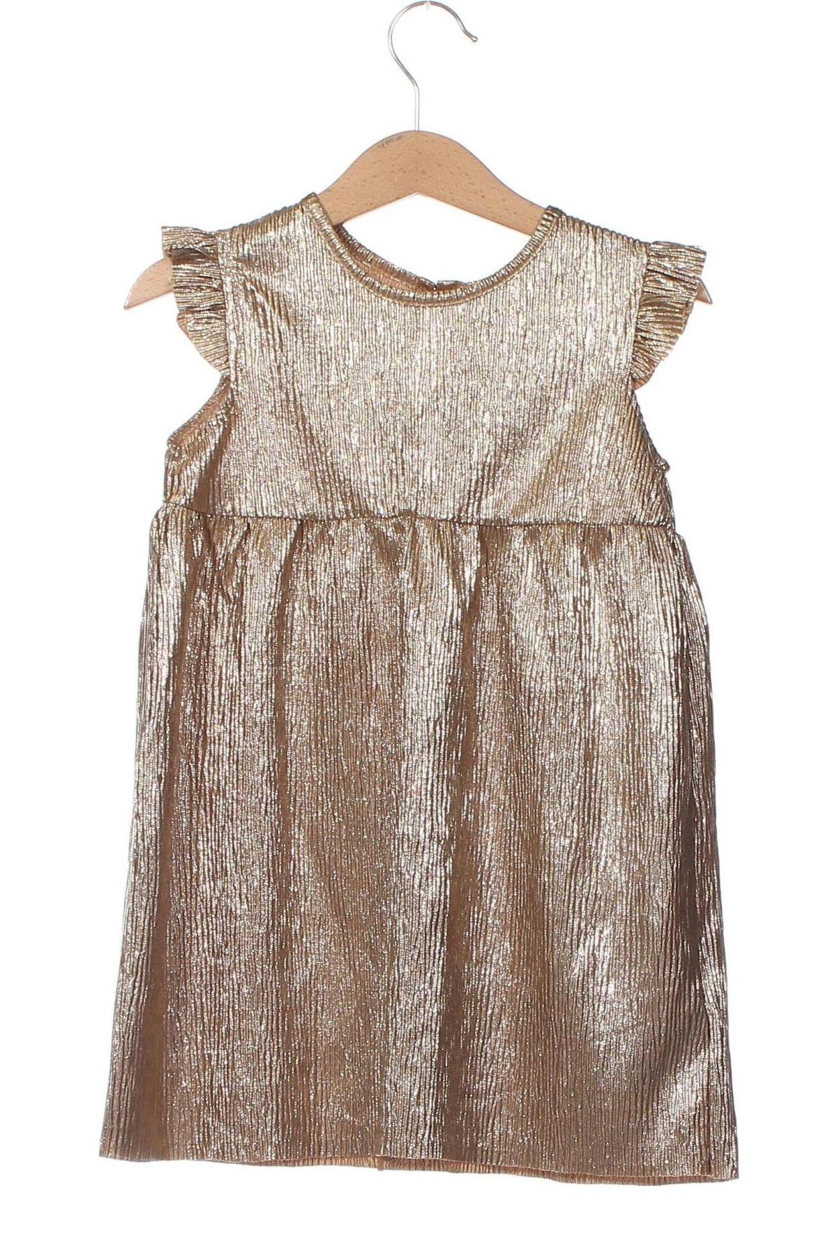 Detské šaty  H&M, Veľkosť 18-24m/ 86-98 cm, Farba Zlatistá, Cena  18,41 €