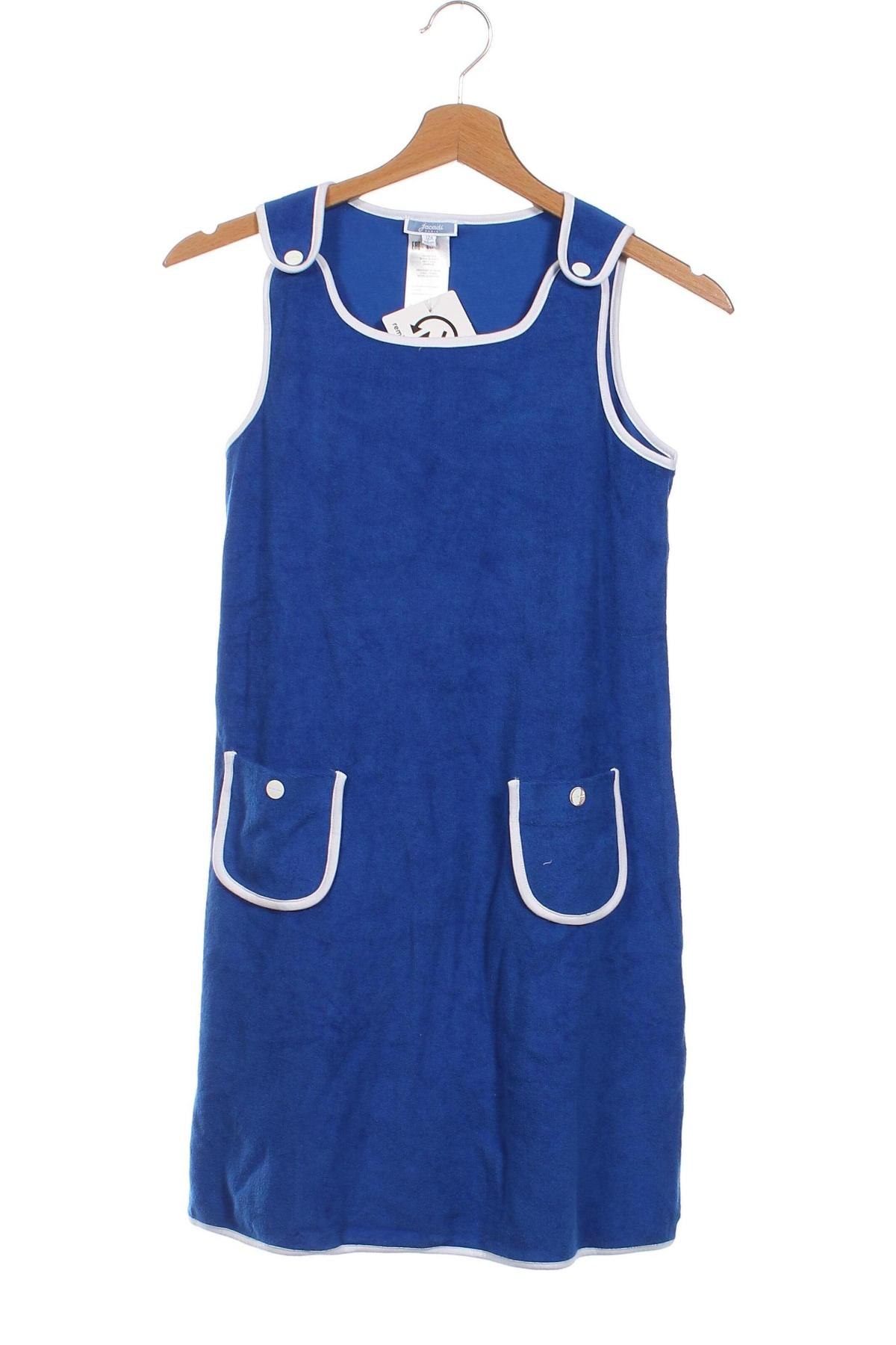 Детска рокля Jacadi, Размер 11-12y/ 152-158 см, Цвят Син, Цена 19,44 лв.