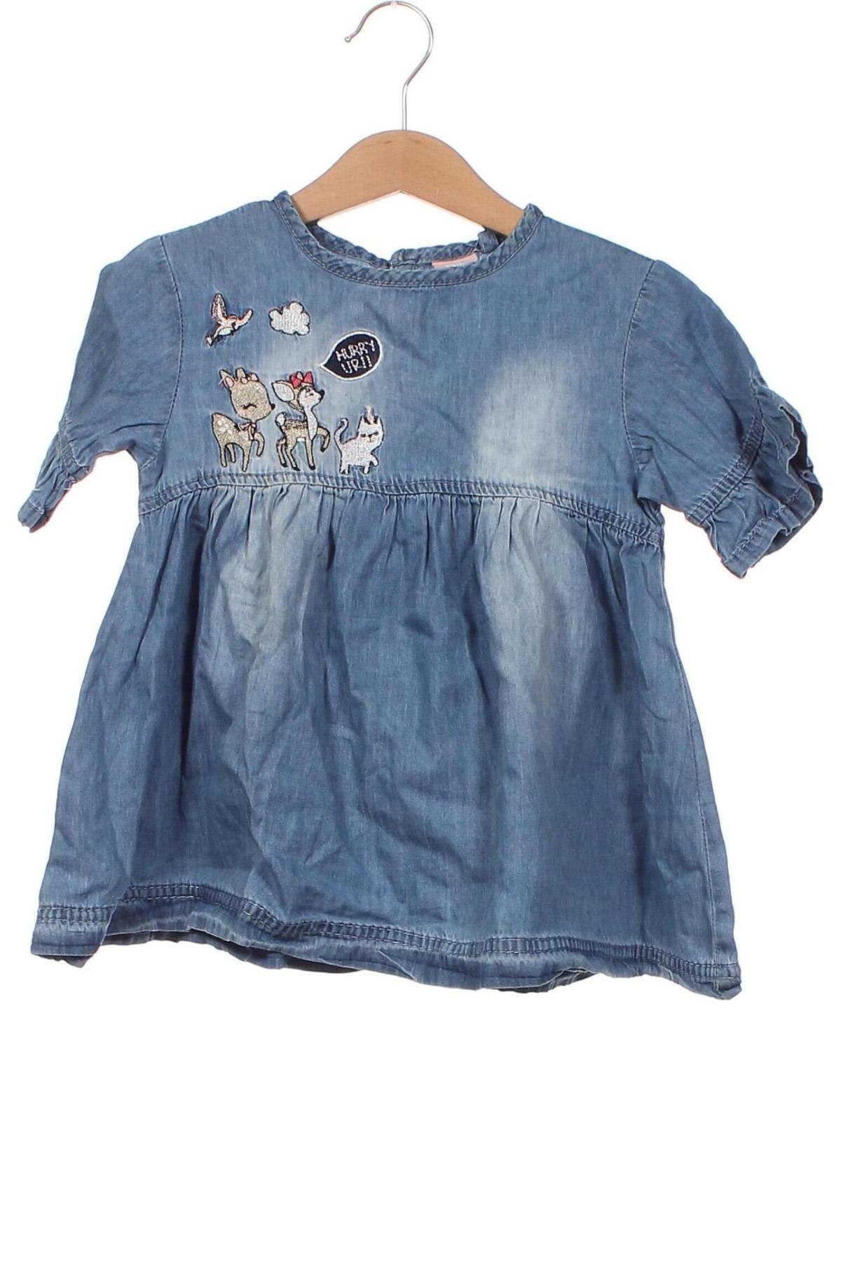 Kinderkleid Kiki & Koko, Größe 18-24m/ 86-98 cm, Farbe Blau, Preis € 11,06