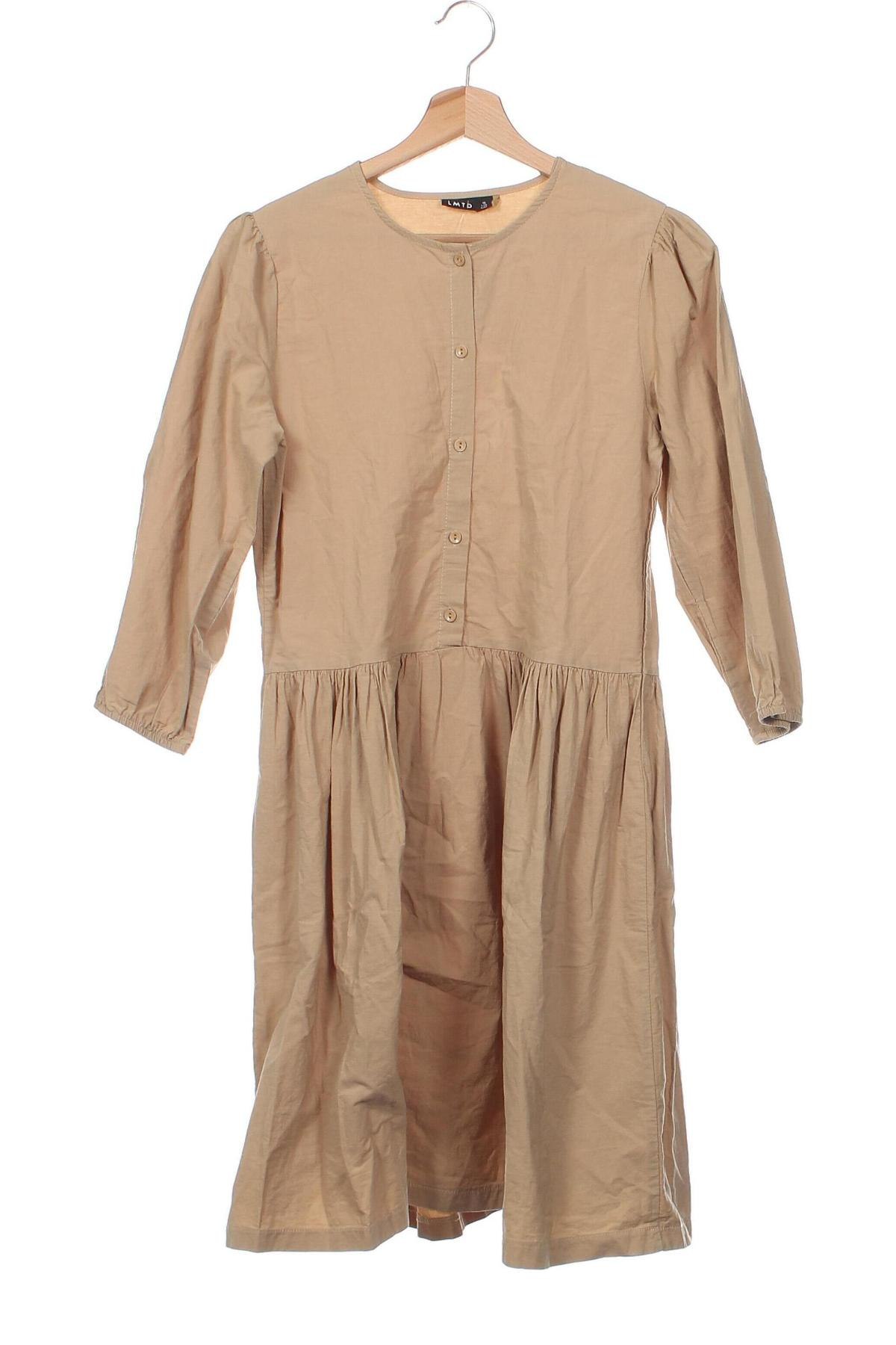 Детска рокля LMTD, Размер 15-18y/ 170-176 см, Цвят Бежов, Цена 26,00 лв.