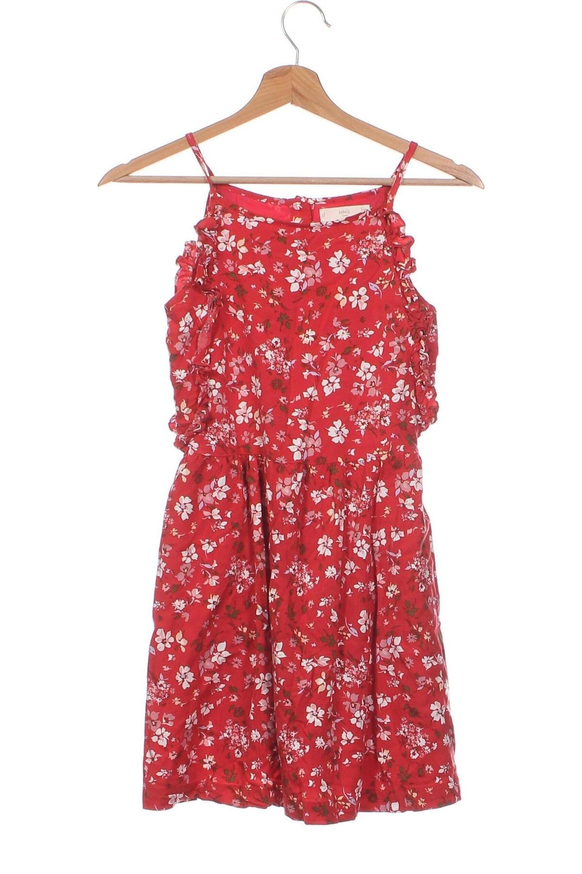 Kinderkleid Mango, Größe 11-12y/ 152-158 cm, Farbe Rot, Preis 5,25 €
