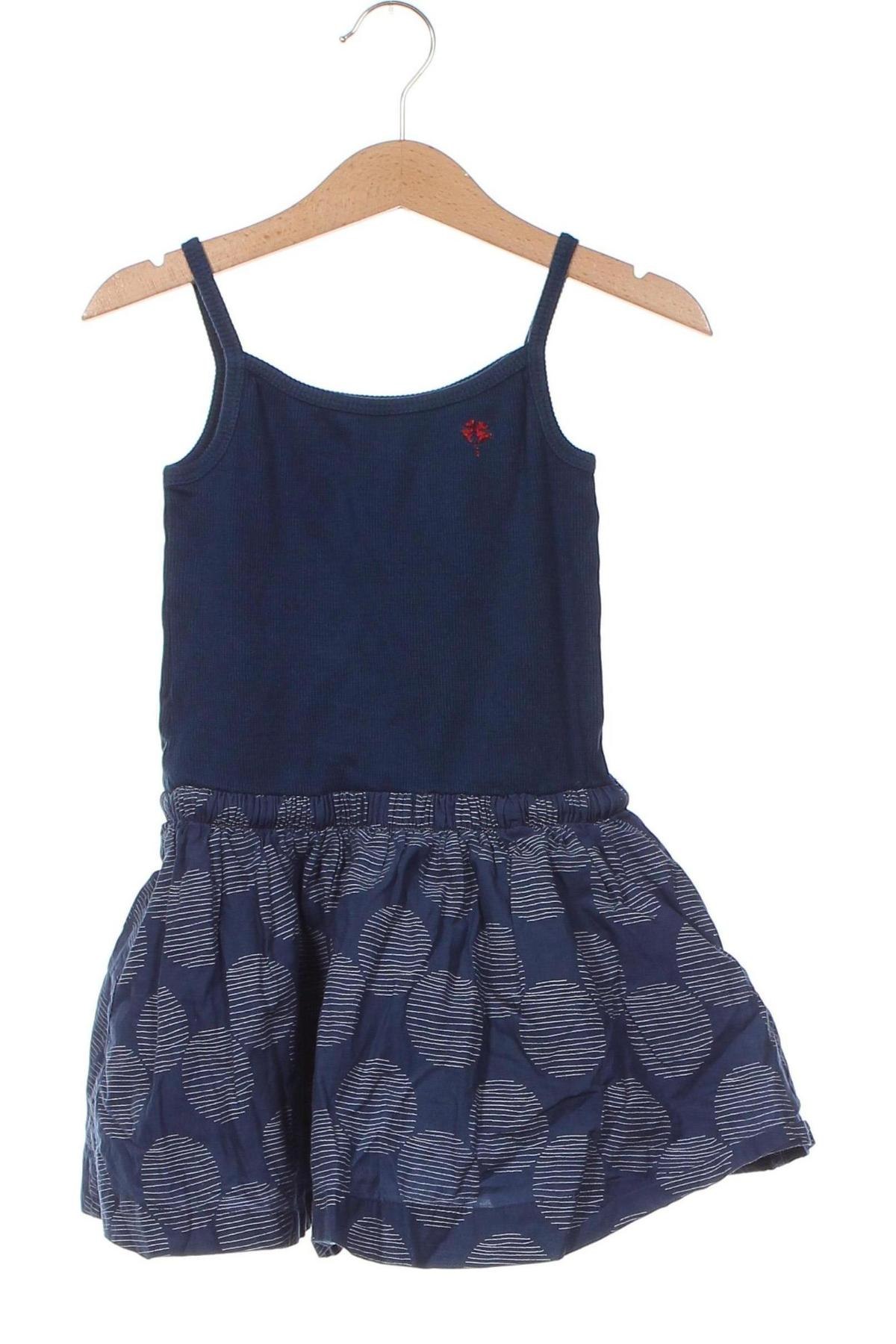 Детска рокля Okaidi, Размер 3-4y/ 104-110 см, Цвят Син, Цена 21,00 лв.