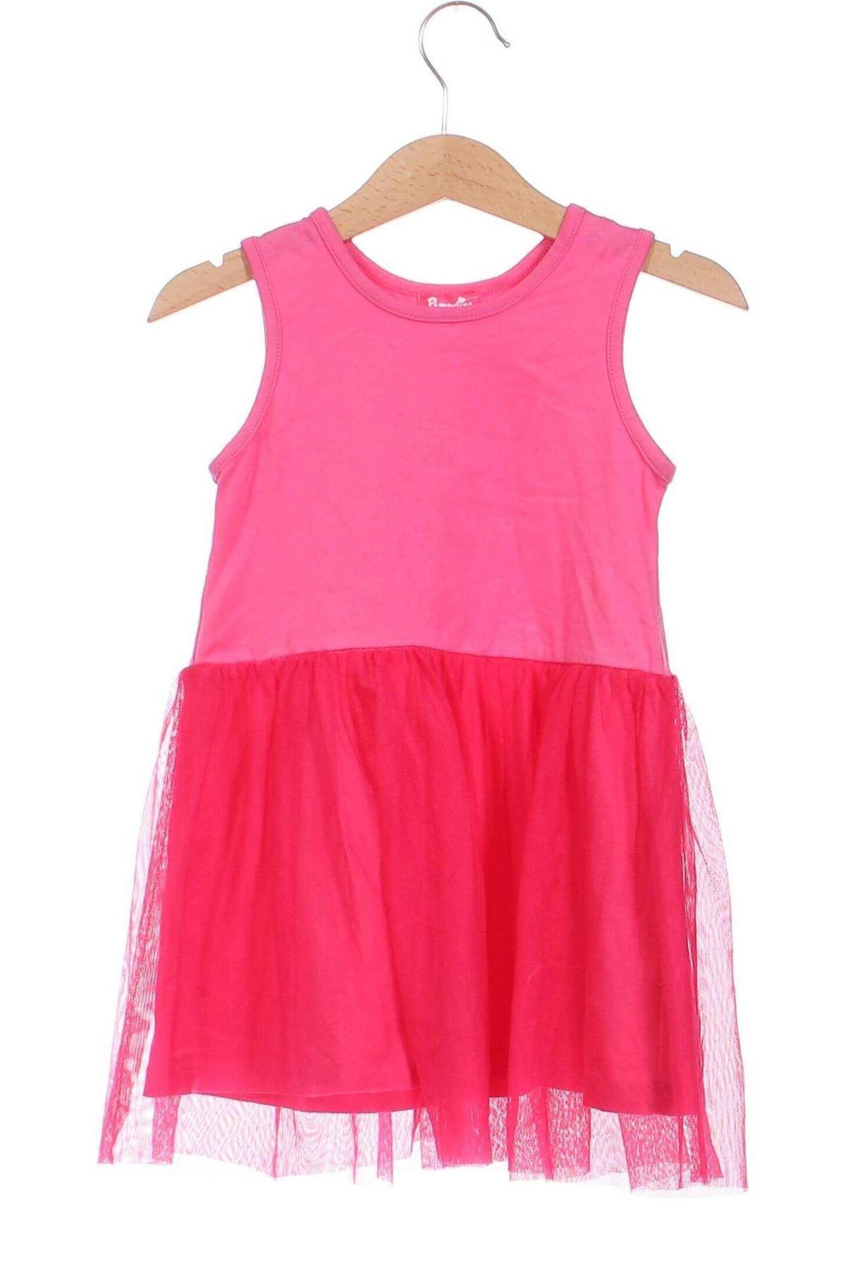 Детска рокля Pampolina, Размер 2-3y/ 98-104 см, Цвят Розов, Цена 21,51 лв.