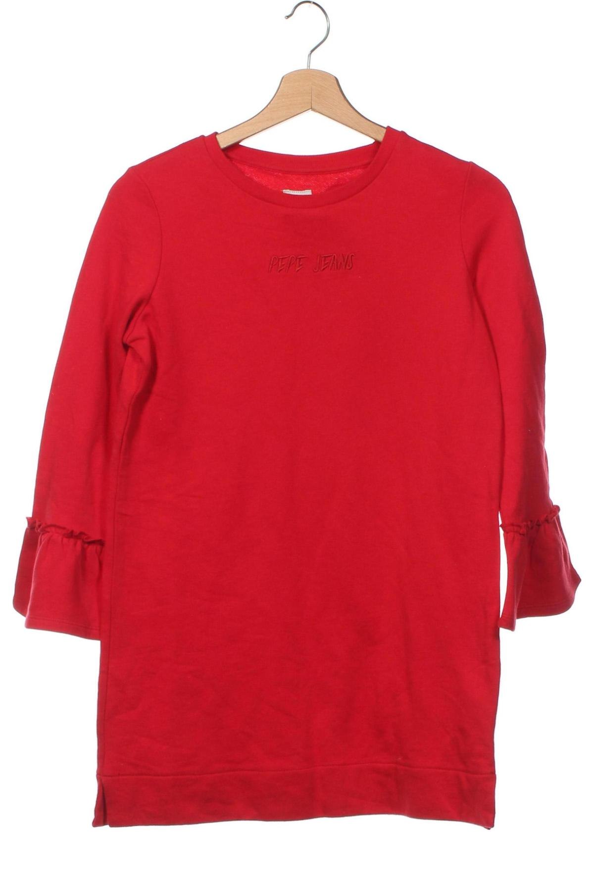 Rochie pentru copii Pepe Jeans, Mărime 11-12y/ 152-158 cm, Culoare Roșu, Preț 183,31 Lei