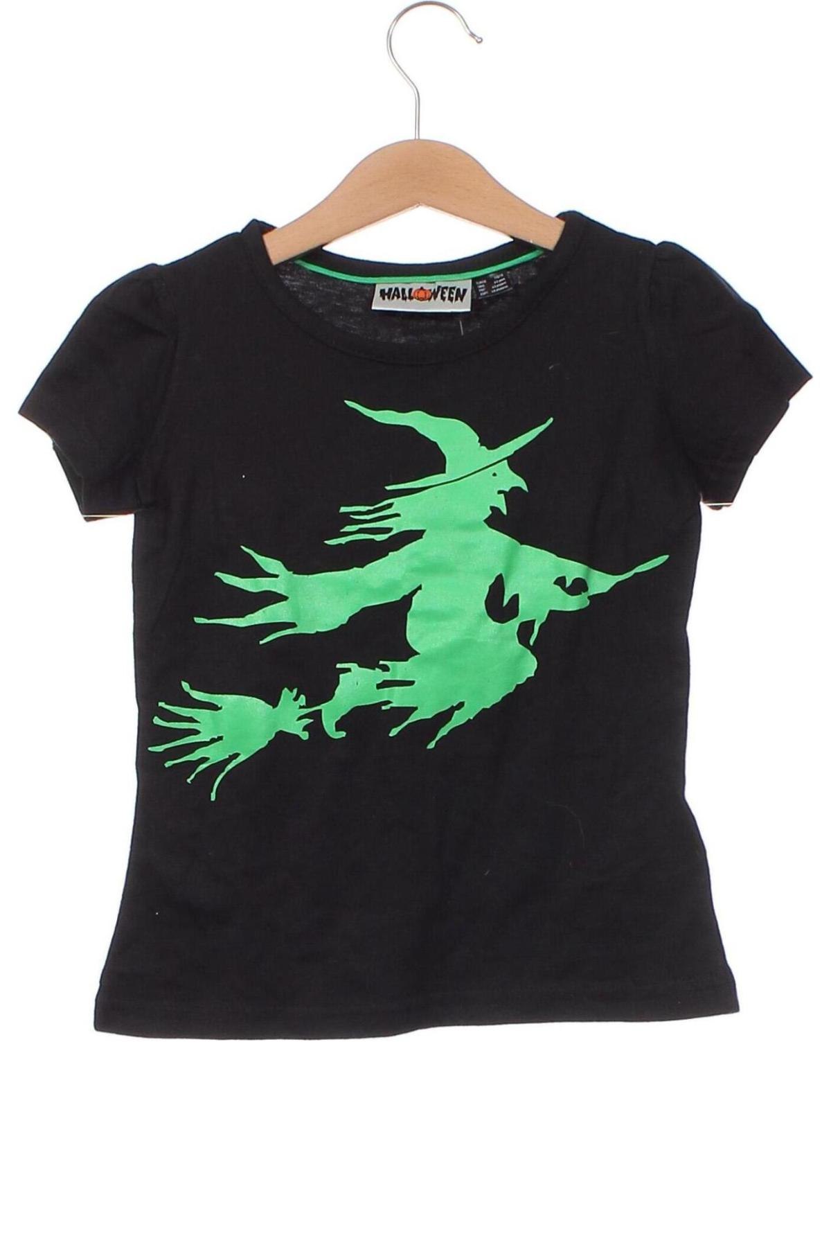 Kinder T-Shirt, Größe 4-5y/ 110-116 cm, Farbe Schwarz, Preis 3,32 €