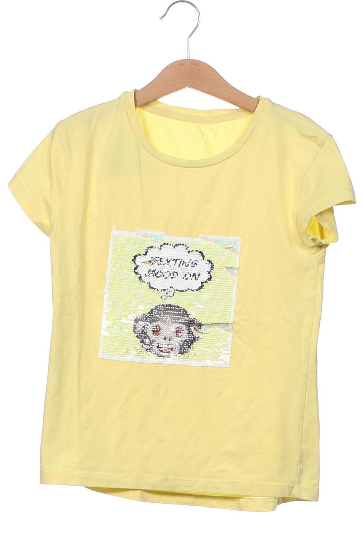 Kinder T-Shirt, Größe 4-5y/ 110-116 cm, Farbe Gelb, Preis 6,14 €