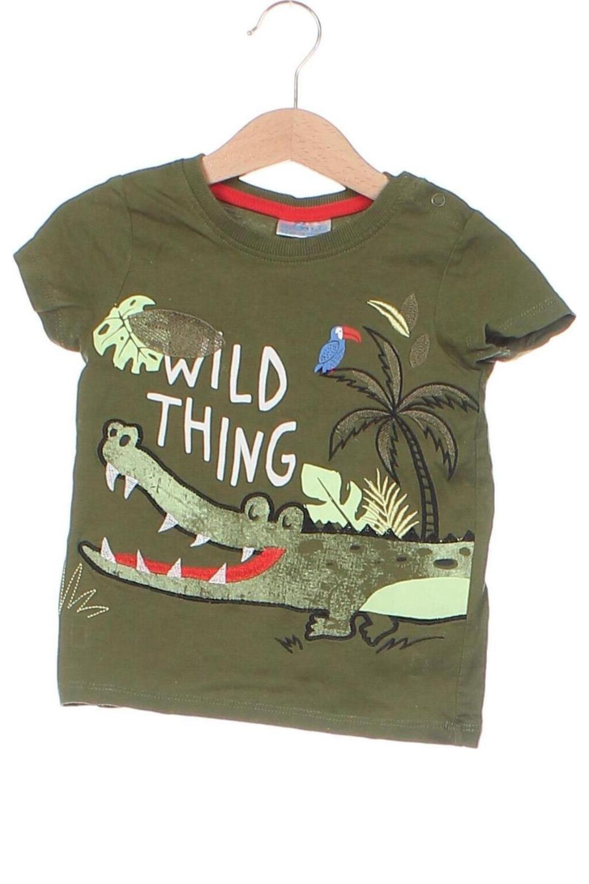 Детска тениска, Размер 18-24m/ 86-98 см, Цвят Зелен, Цена 11,73 лв.