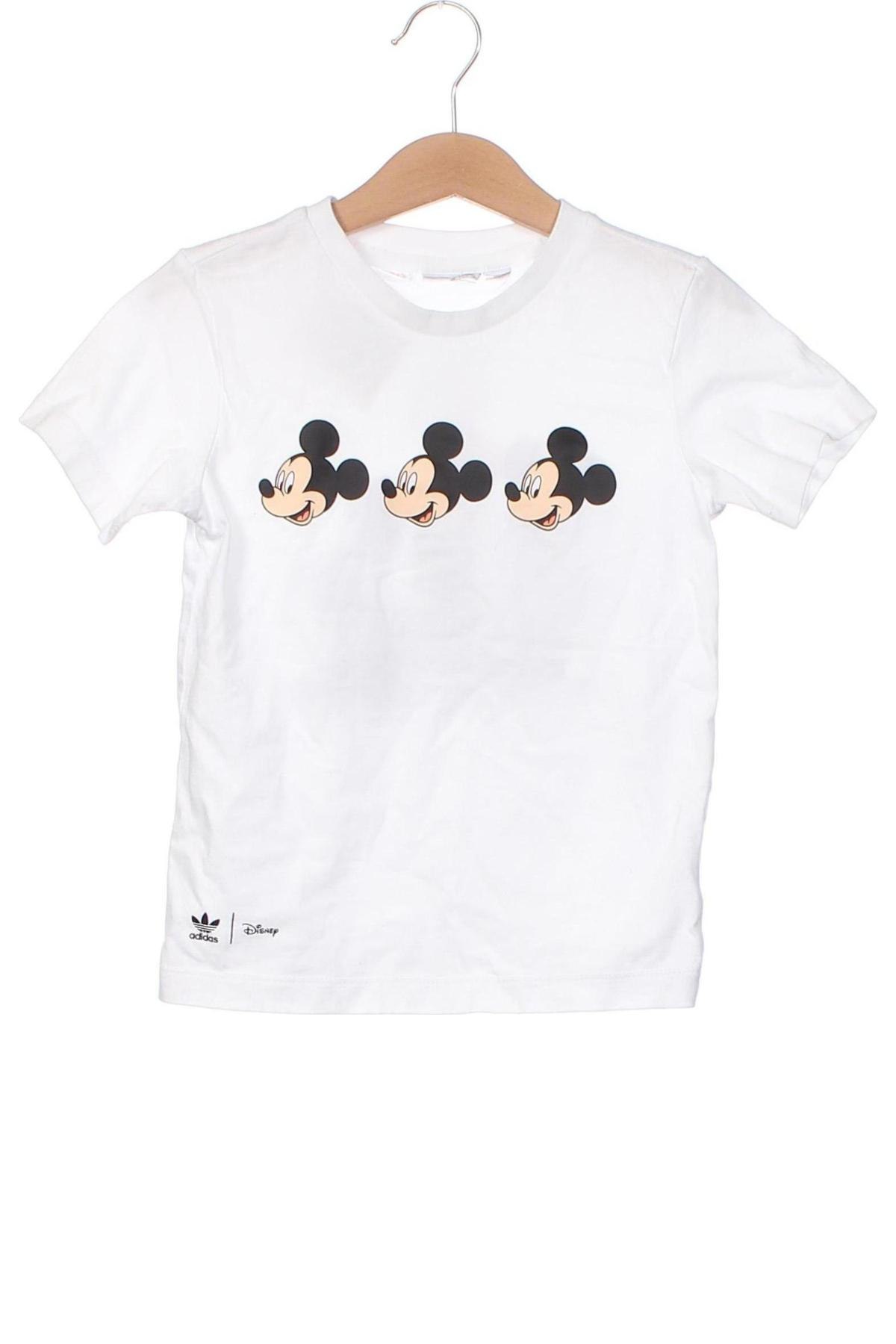 Детска тениска ADIDAS X DISNEY, Размер 3-4y/ 104-110 см, Цвят Бял, Цена 21,95 лв.