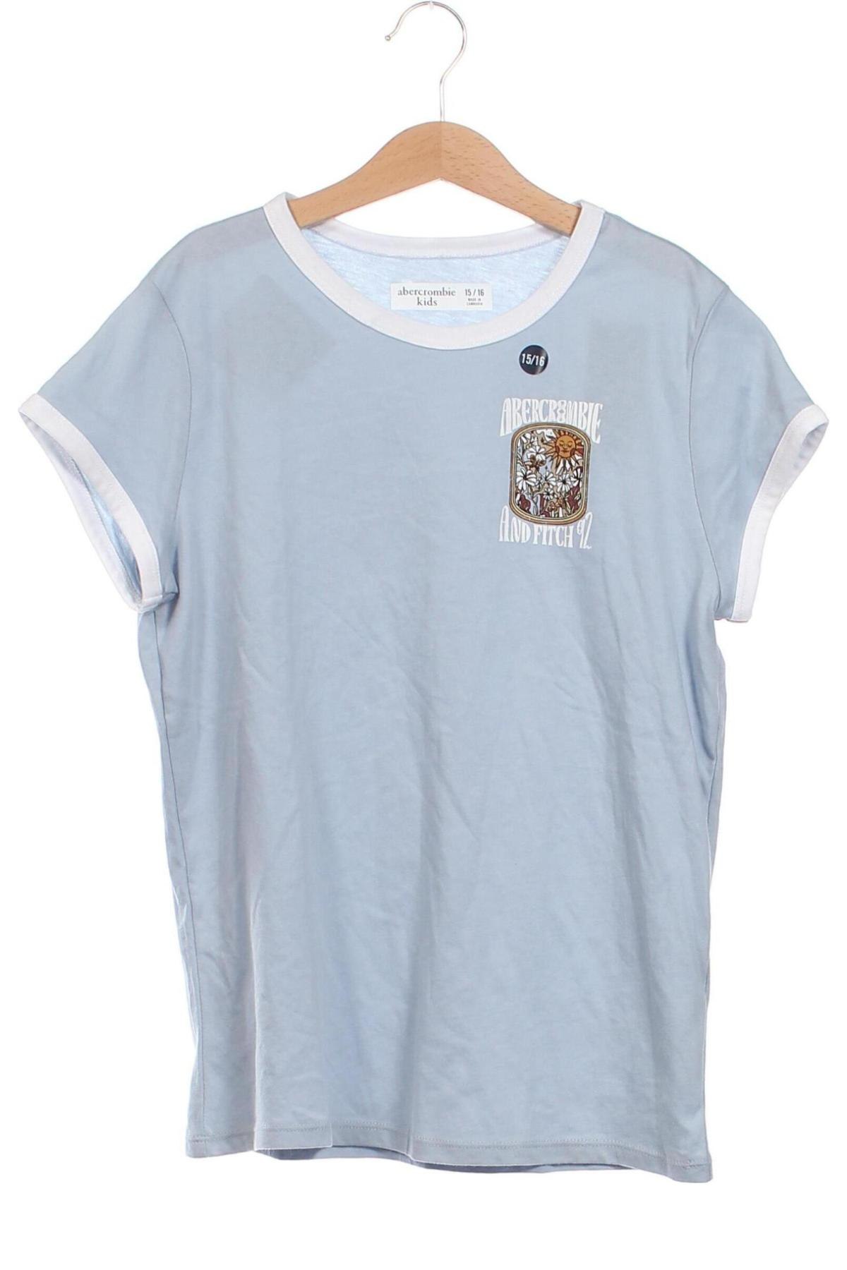 Detské tričko Abercrombie Kids, Veľkosť 14-15y/ 168-170 cm, Farba Modrá, Cena  26,29 €