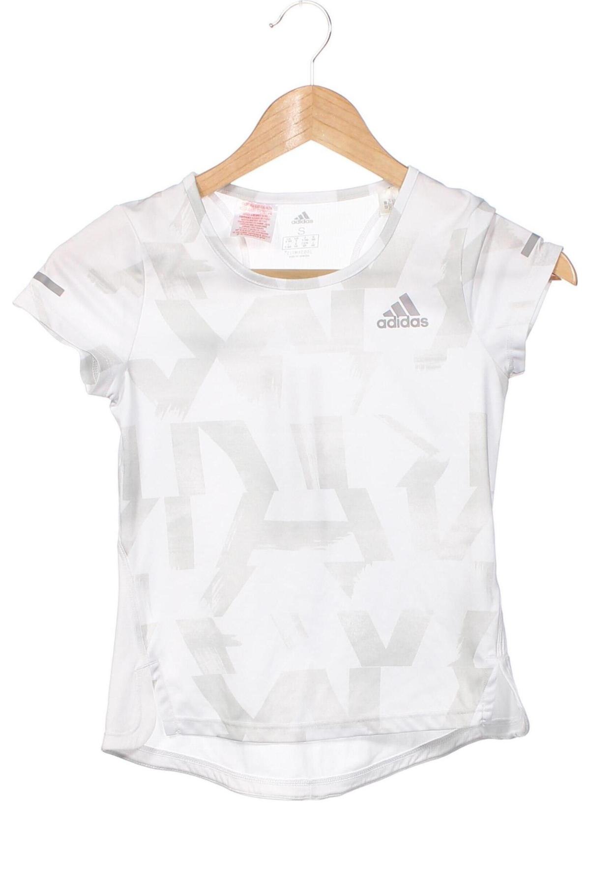 Dziecięcy T-shirt Adidas, Rozmiar 9-10y/ 140-146 cm, Kolor Biały, Cena 50,57 zł