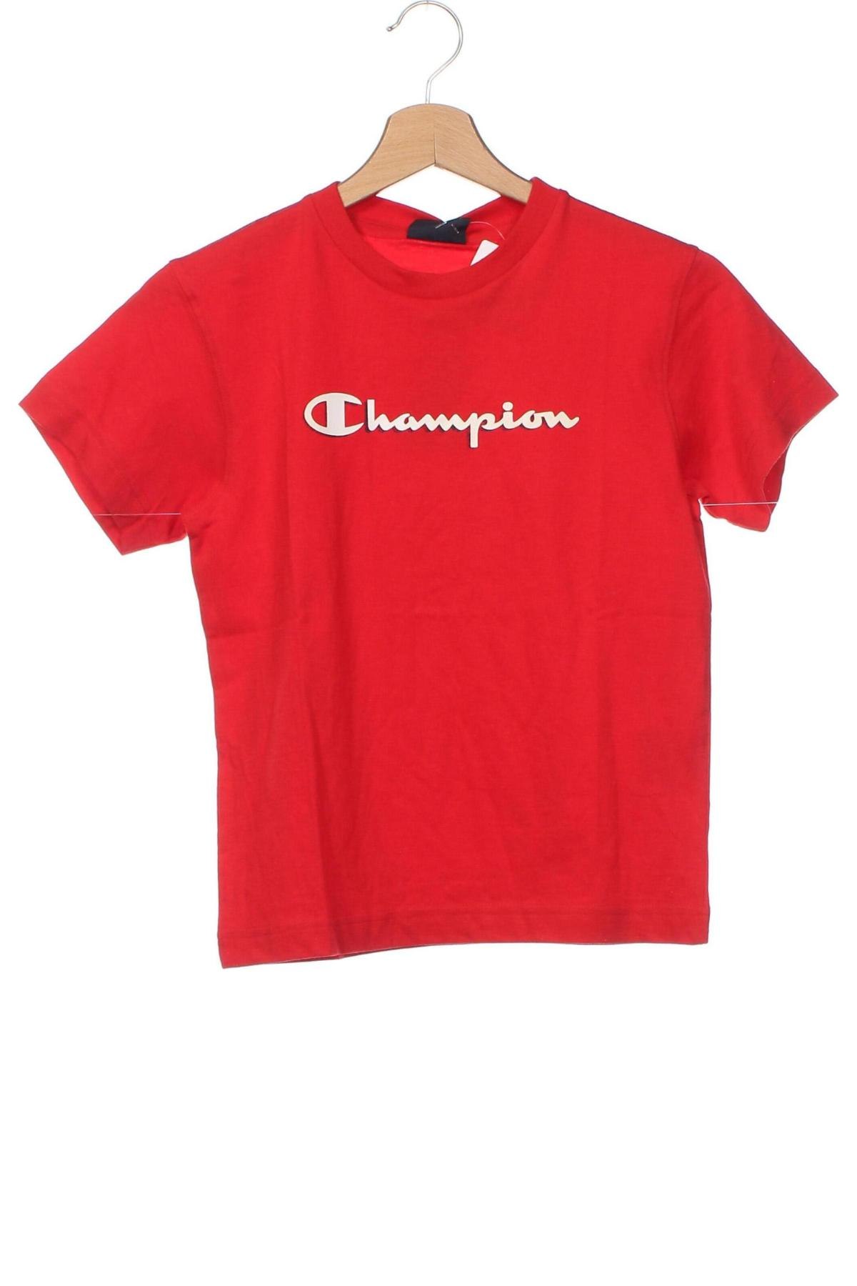 Kinder T-Shirt Champion, Größe 7-8y/ 128-134 cm, Farbe Rot, Preis 11,46 €