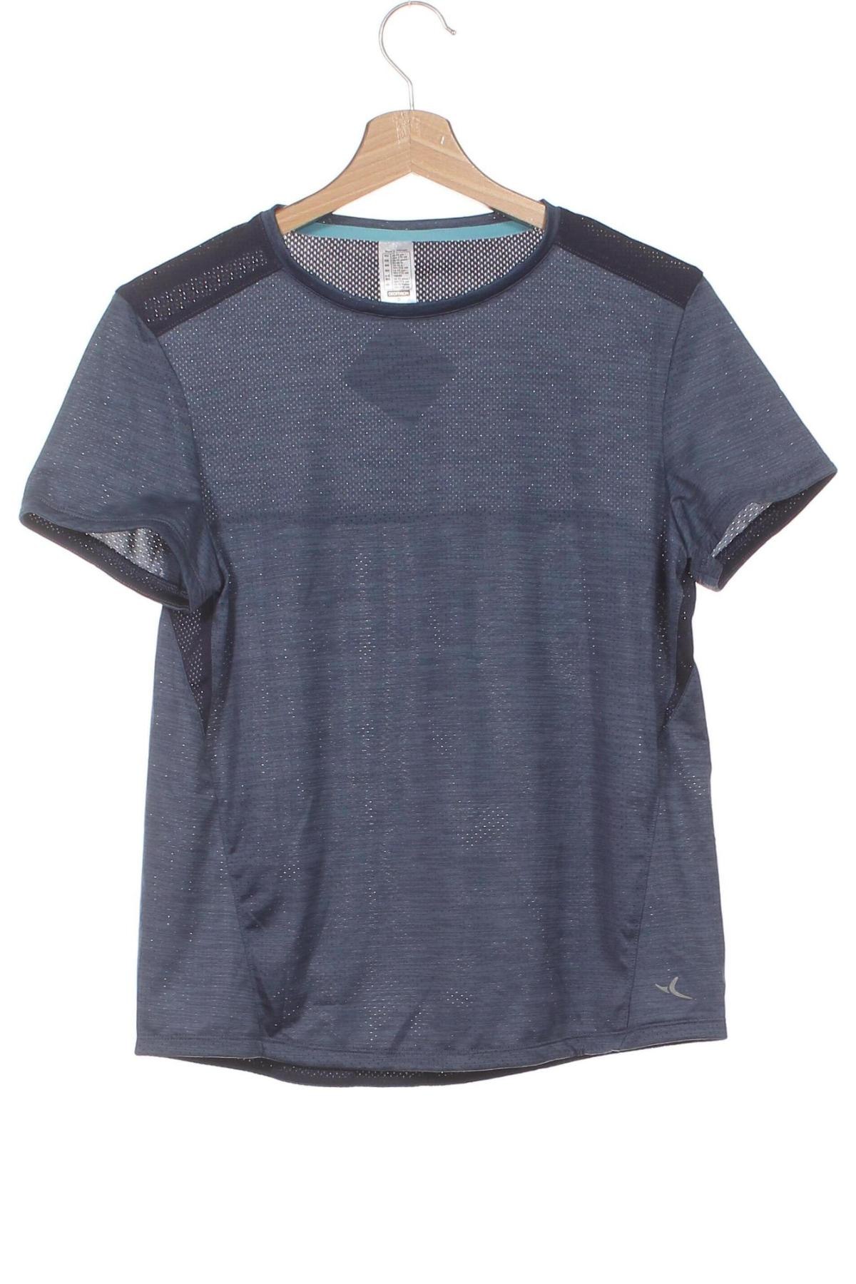 Kinder T-Shirt Decathlon, Größe 14-15y/ 168-170 cm, Farbe Blau, Preis 4,59 €