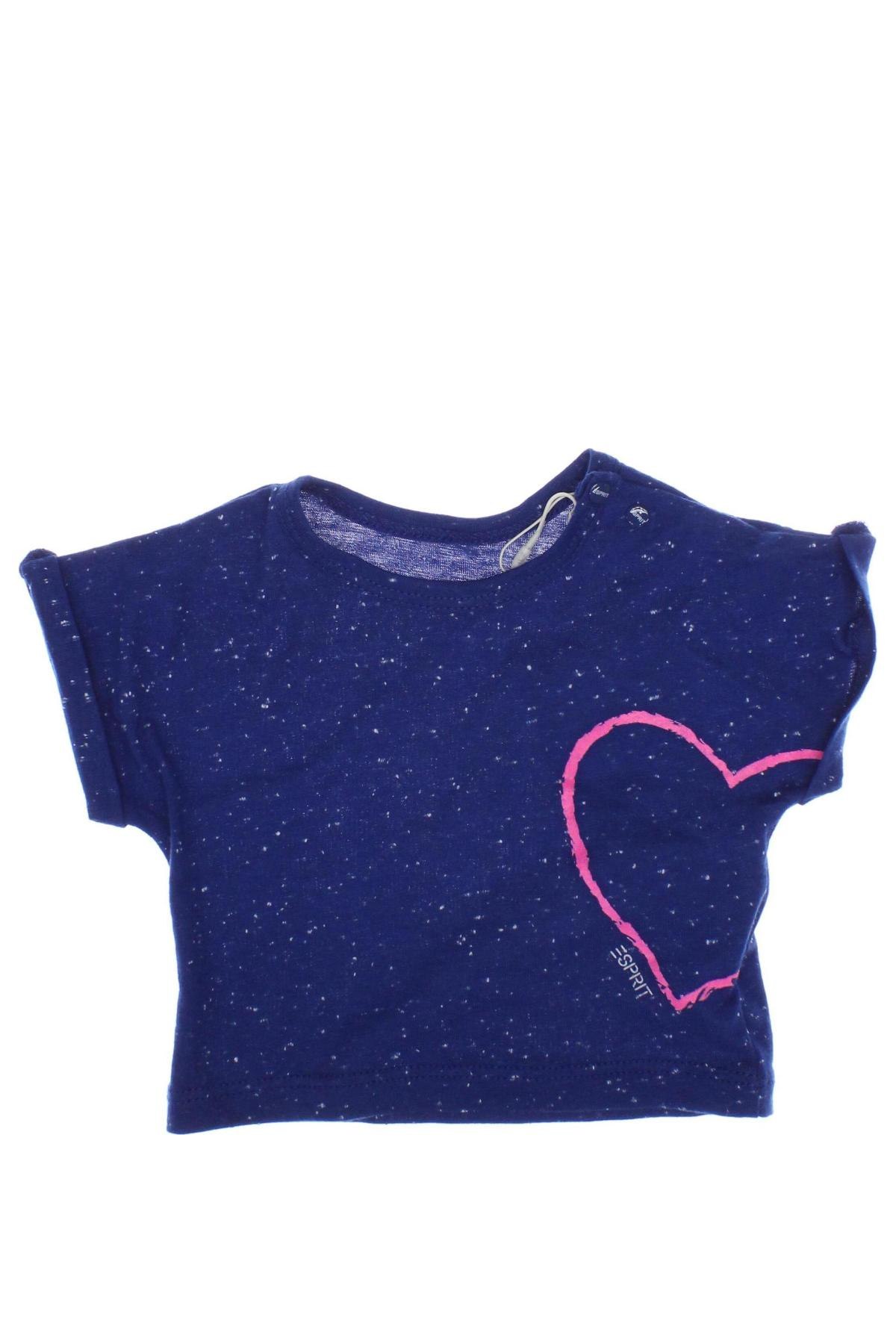 Tricou pentru copii Esprit, Mărime 1-2m/ 50-56 cm, Culoare Albastru, Preț 28,66 Lei